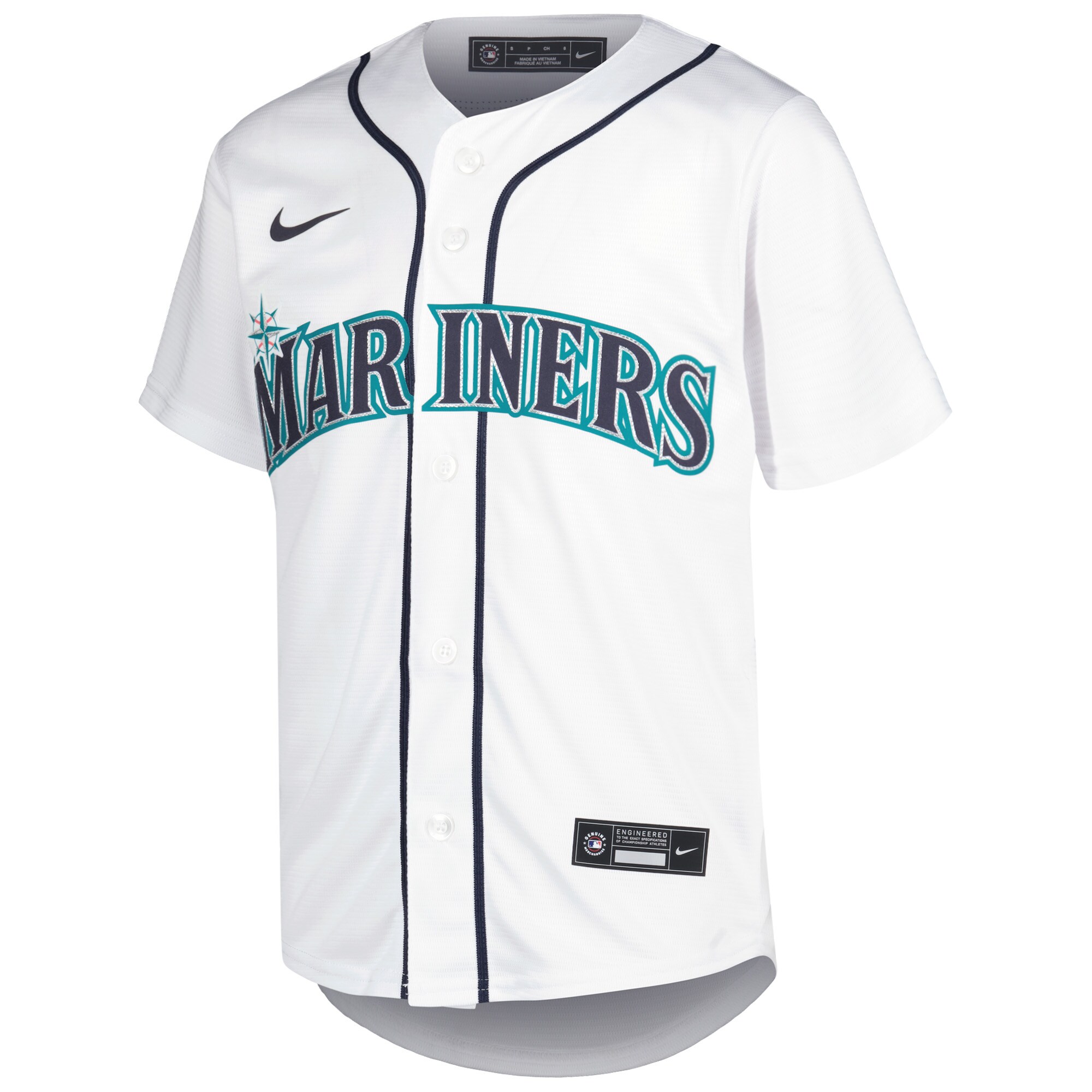 Julio Rodr\u00c3\u00adguez Seattle Mariners Youth Home Replica Player Jersey - White