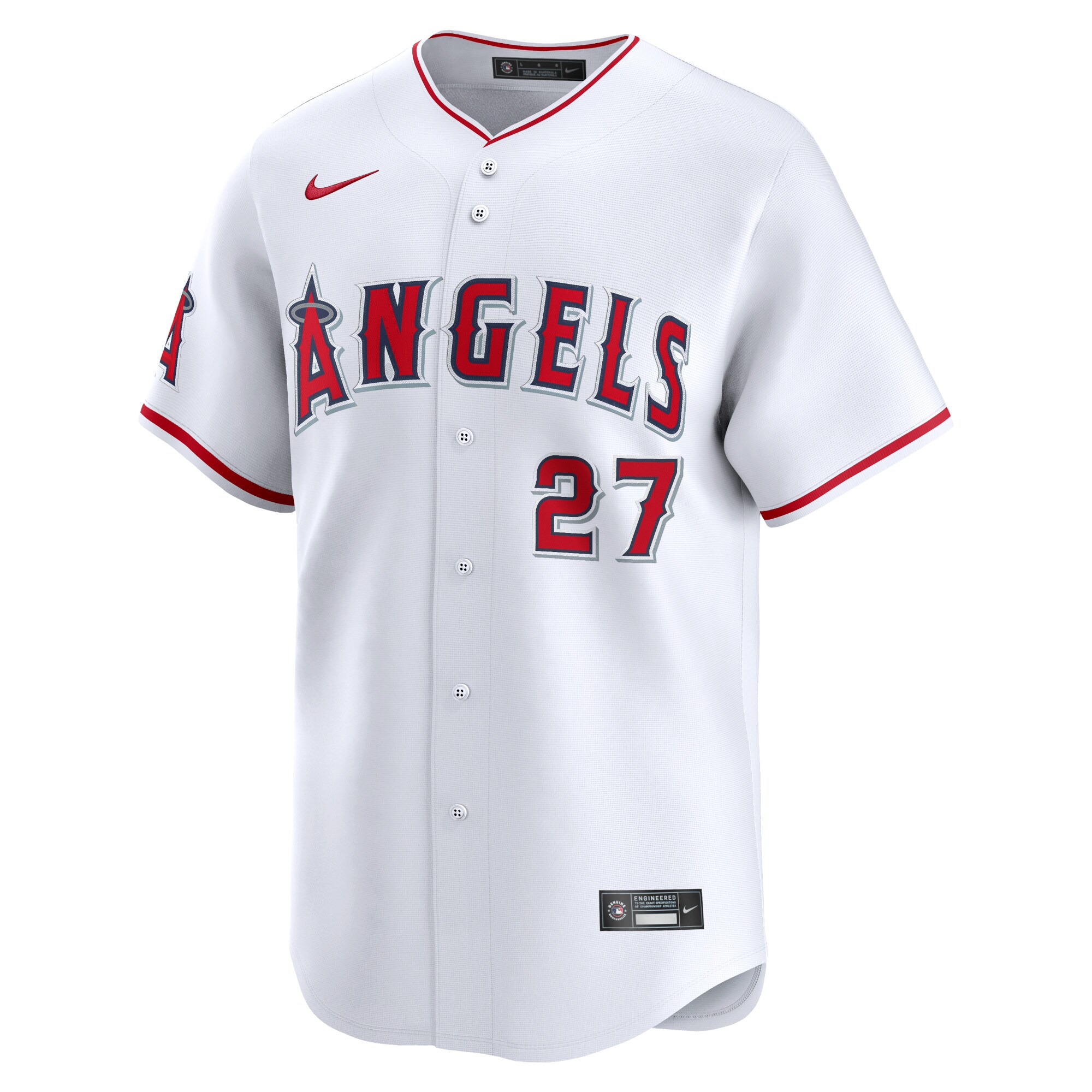 Mike Trout Los Angeles Angels  Home Limited Player Jersey - White