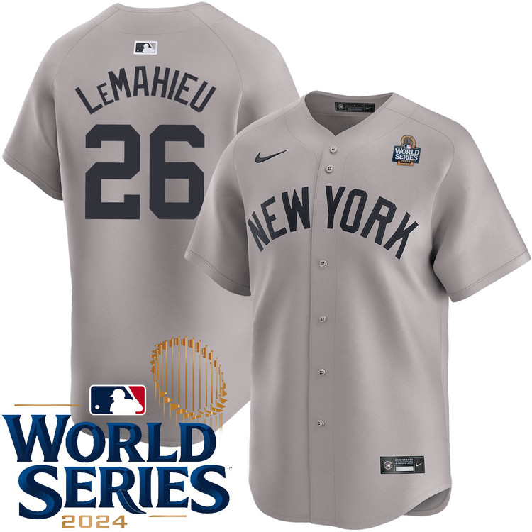 DJ LeMahieu New York Yankees Road Limited World Series Jersey