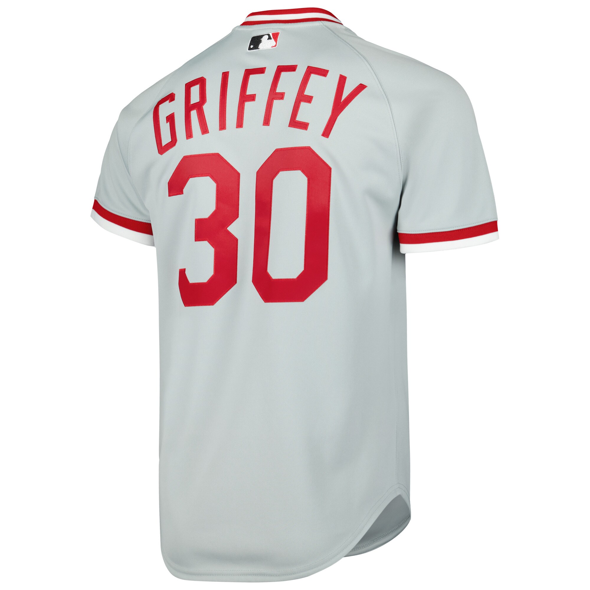 Ken Griffey Jr. Cincinnati Reds Mitchell & Ness 2004 Cooperstown Collection Authentic Throwback Jersey - Gray