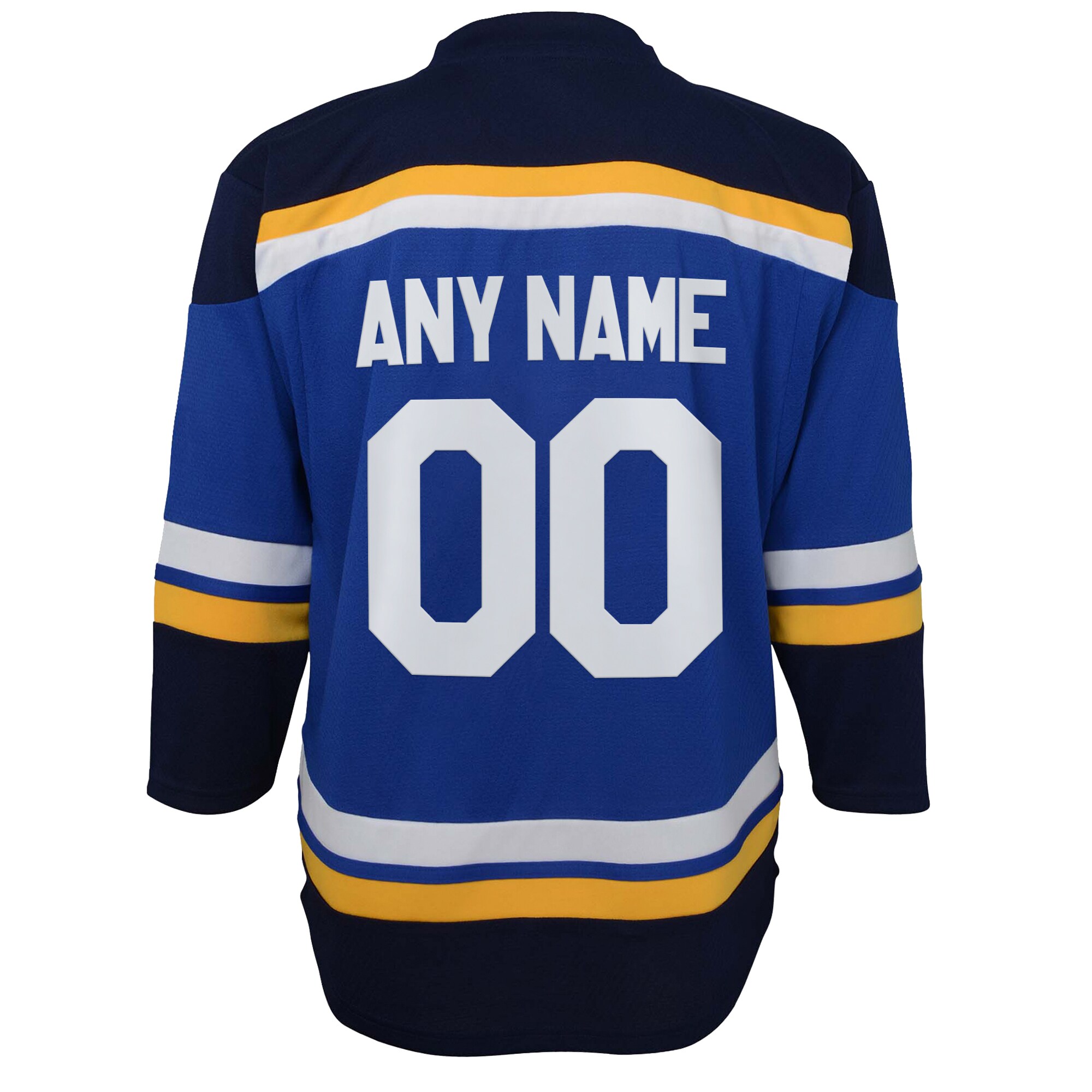 St. Louis Blues Youth Home Replica Custom Jersey - Blue