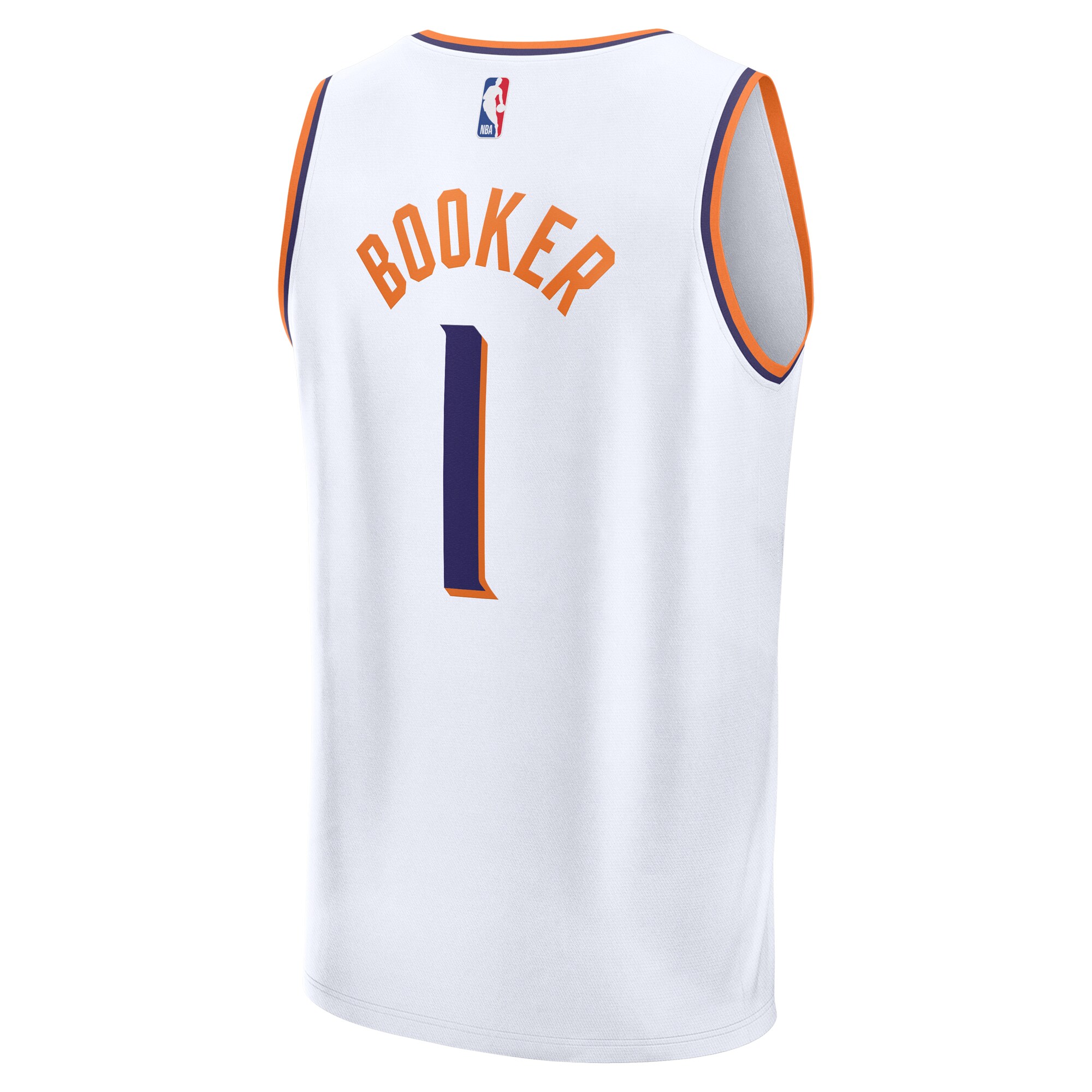 Devin Booker Phoenix Suns Fanatics Fast Break Replica Player Jersey - Association Edition - White