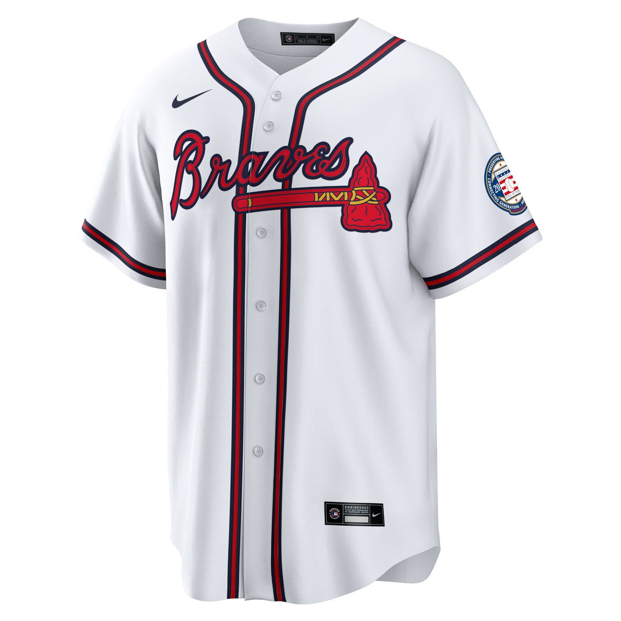 Fred McGriff Atlanta Braves 2023 Hall of Fame Patch Inline Replica Jersey - White