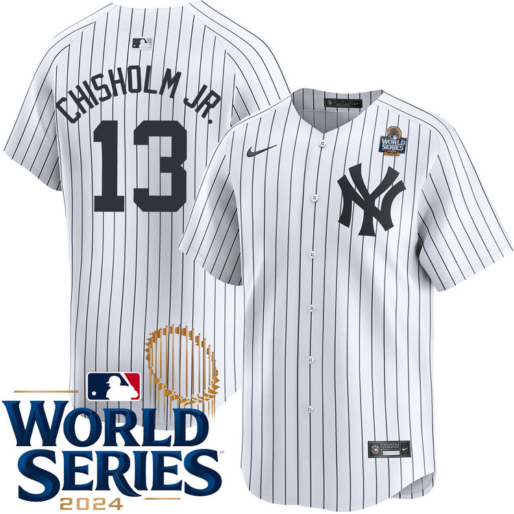 Jazz Chisholm Jr. New York Yankees Home Limited World Series Jersey