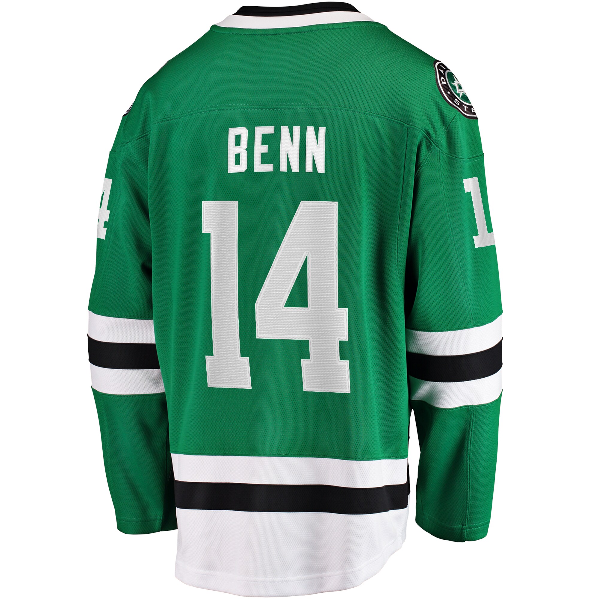 Jamie Benn Dallas Stars Fanatics Captain Patch Home Breakaway Jersey - Kelly Green