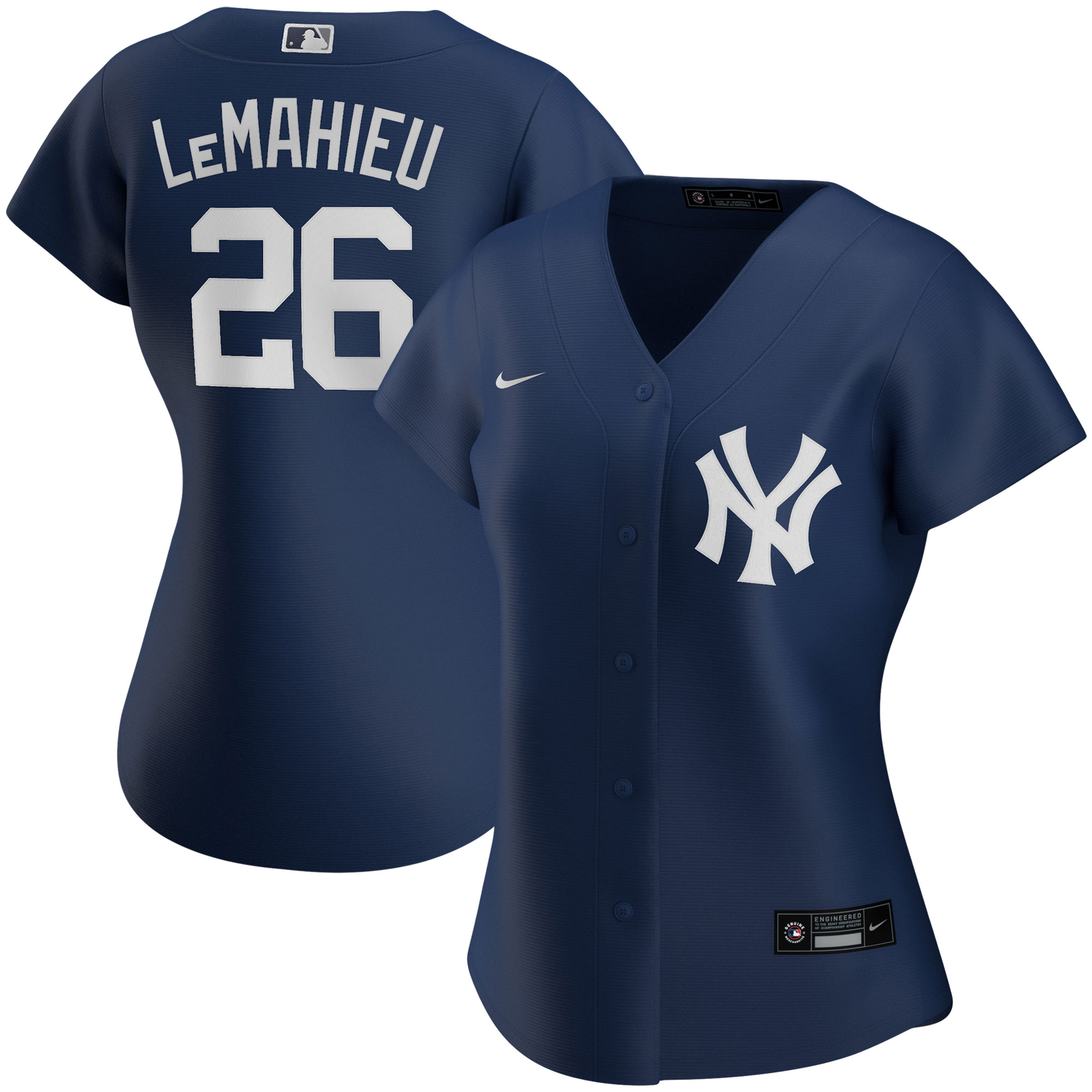 DJ LeMahieu New York Yankees Women's Alternate Replica Player Jersey - Navy