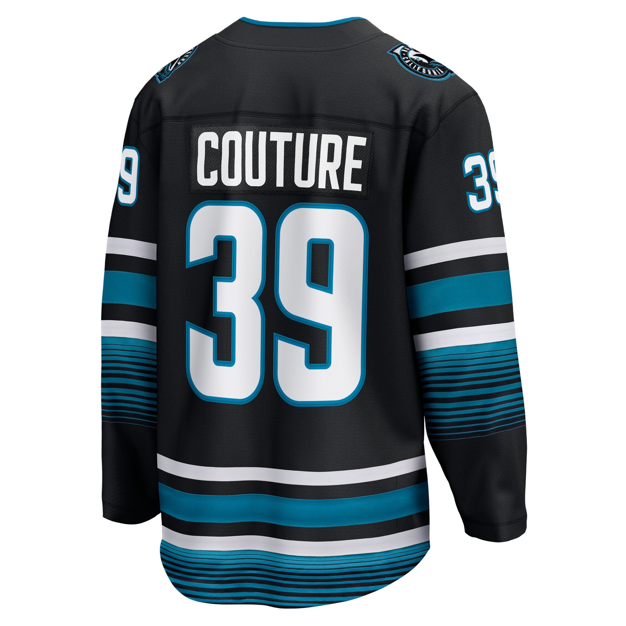Logan Couture San Jose Sharks Fanatics Alternate Premier Breakaway Player Jersey - Black