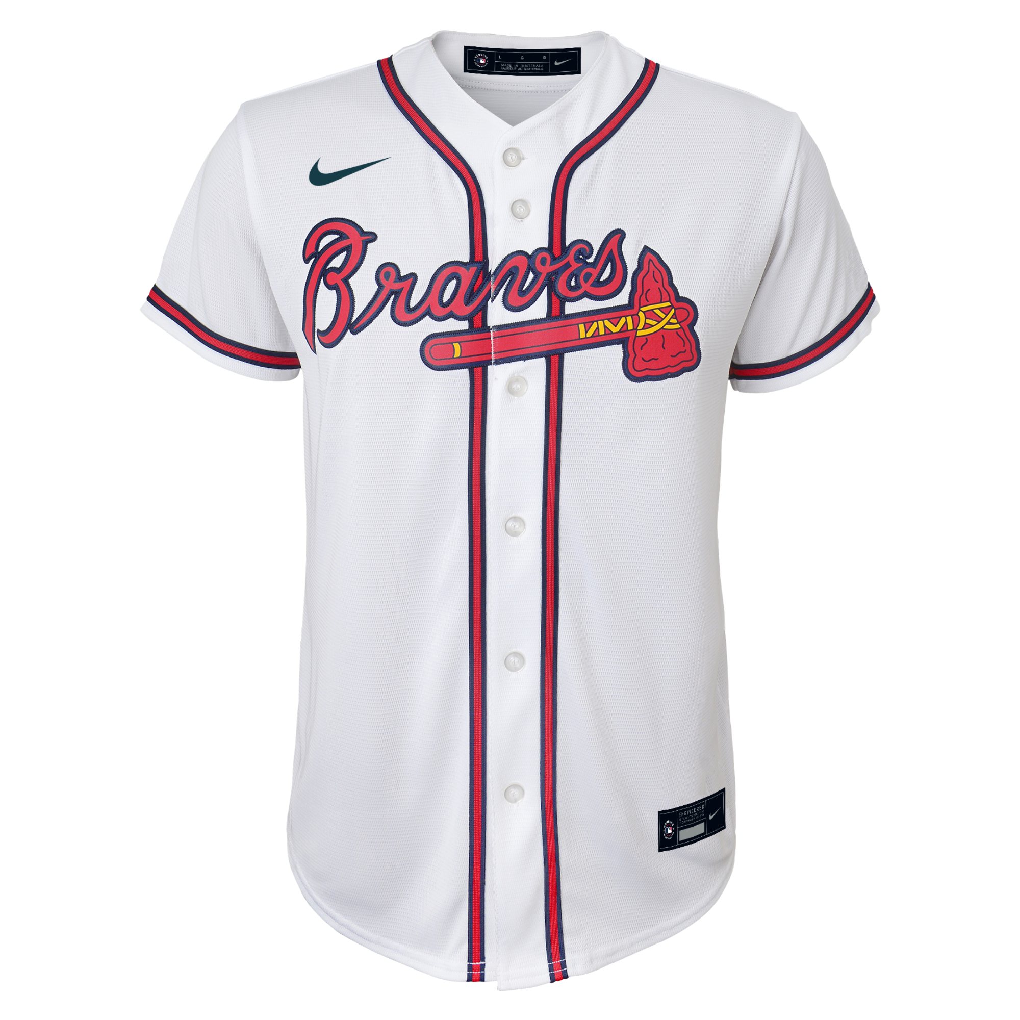 Spencer Strider Atlanta Braves Youth Home Replica Player Jersey - White