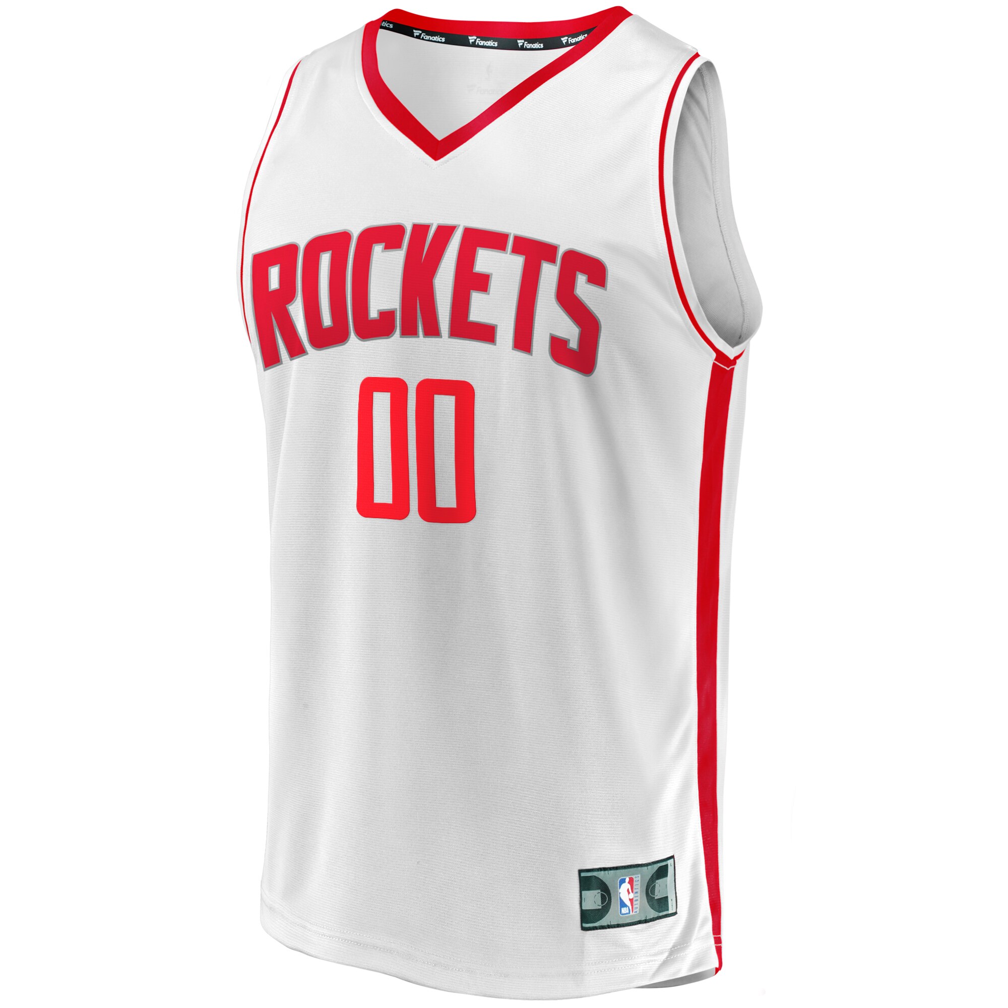 Houston Rockets Fanatics Youth Fast Break Replica Custom Jersey - Association Edition - White
