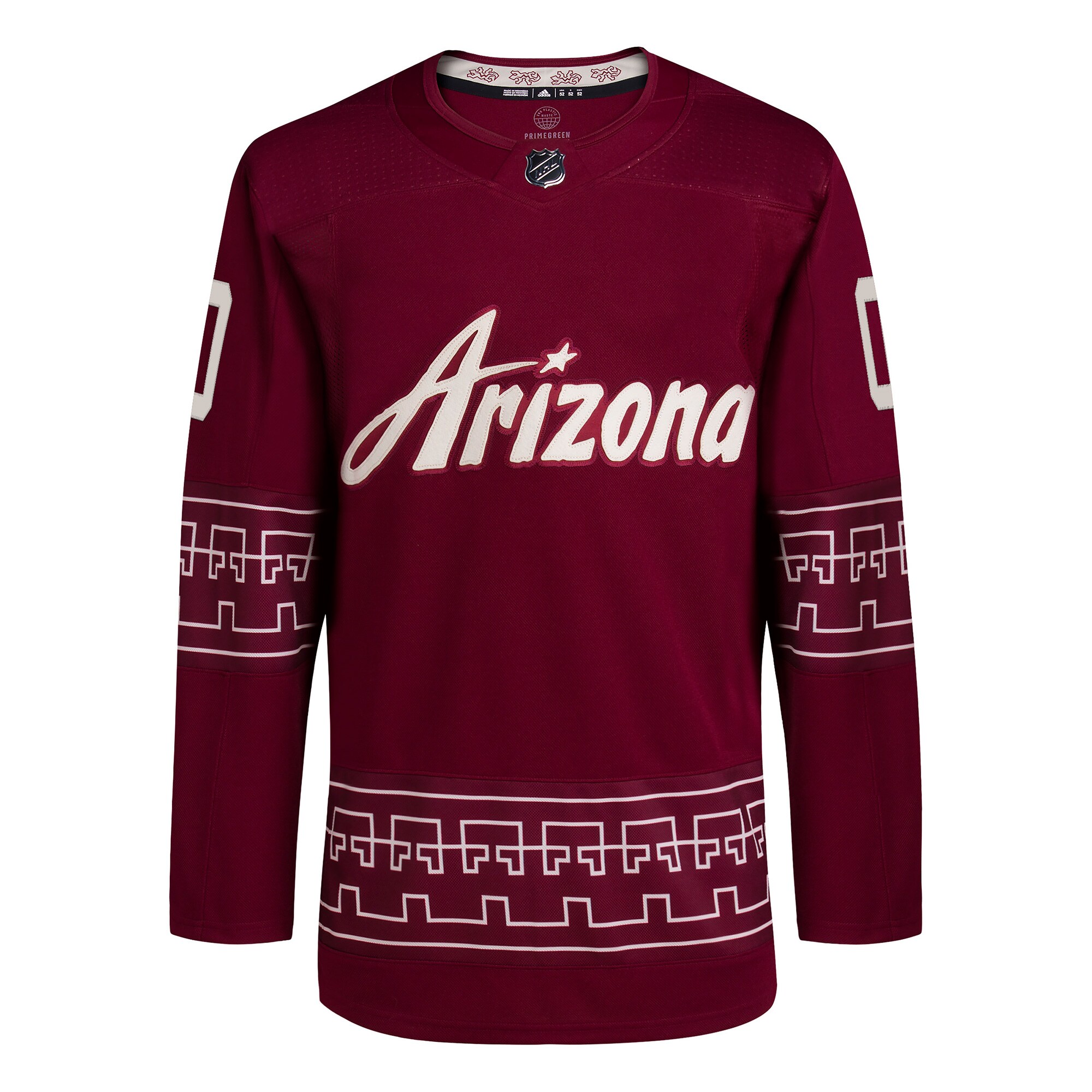 Arizona Coyotes adidas Alternate Primegreen Authentic Custom Jersey - Garnet