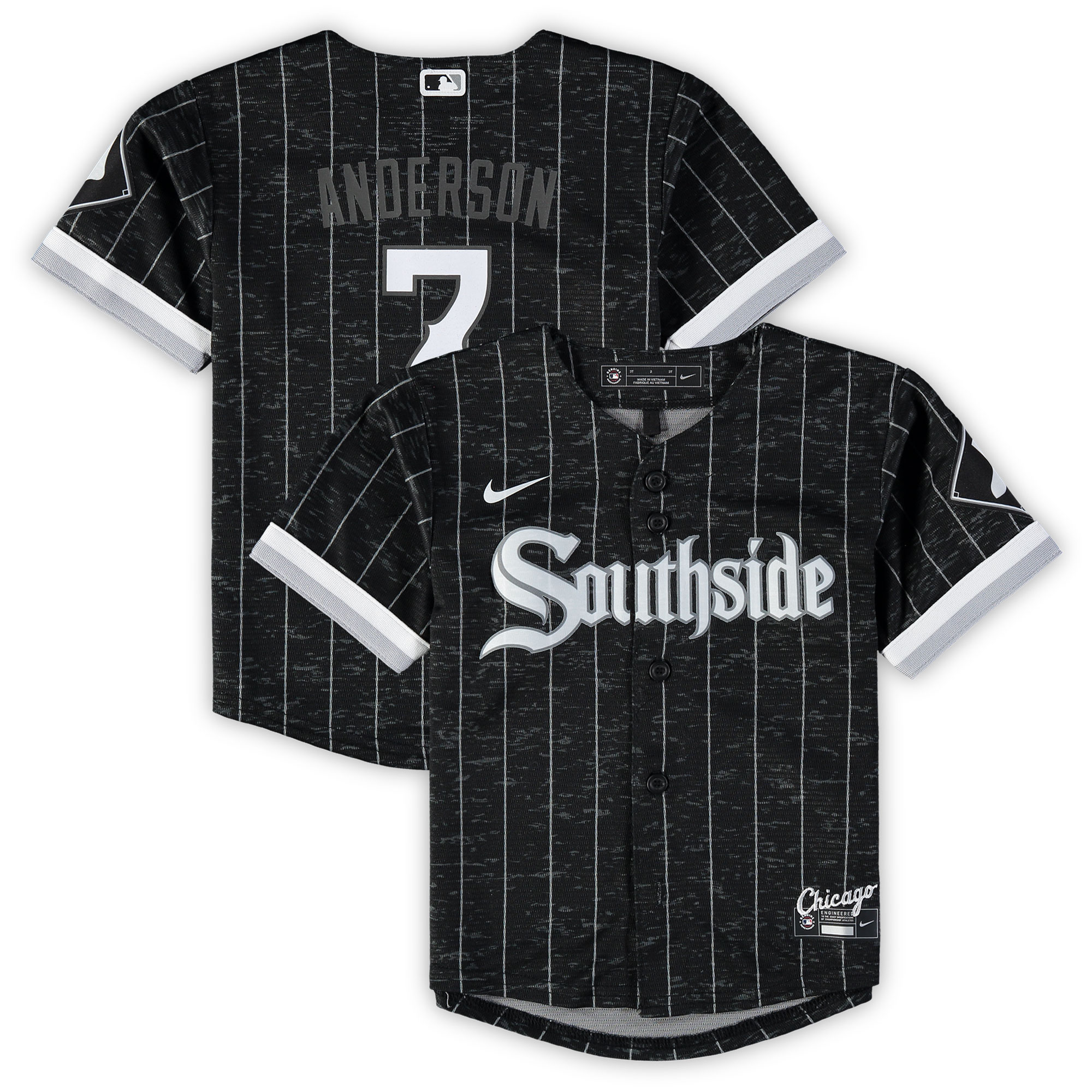 Tim Anderson Chicago White Sox Toddler City Connect Replica Player Jersey - Black