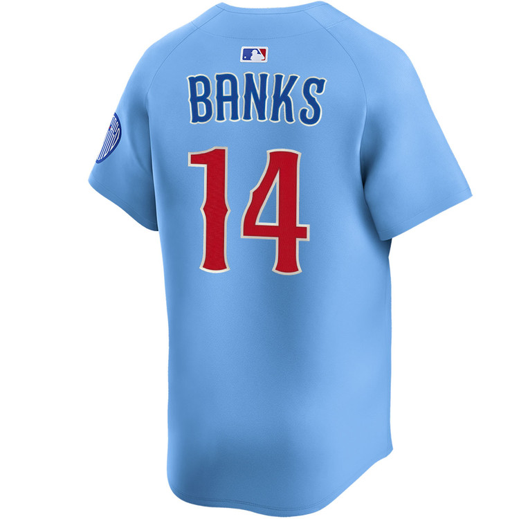Ernie Banks Chicago Cubs Blues Alternate Limited Jersey