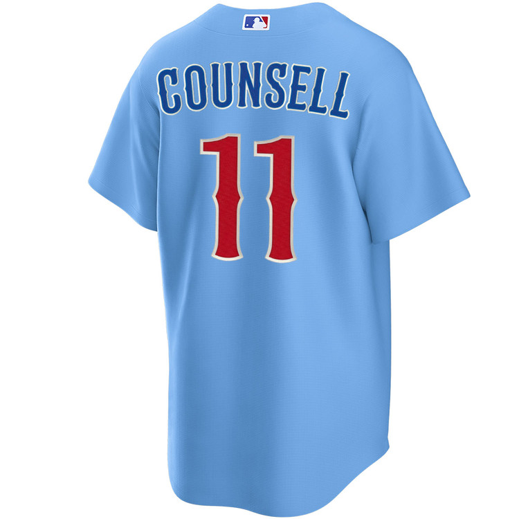 Craig Counsell Chicago Cubs Blues Alternate Jersey