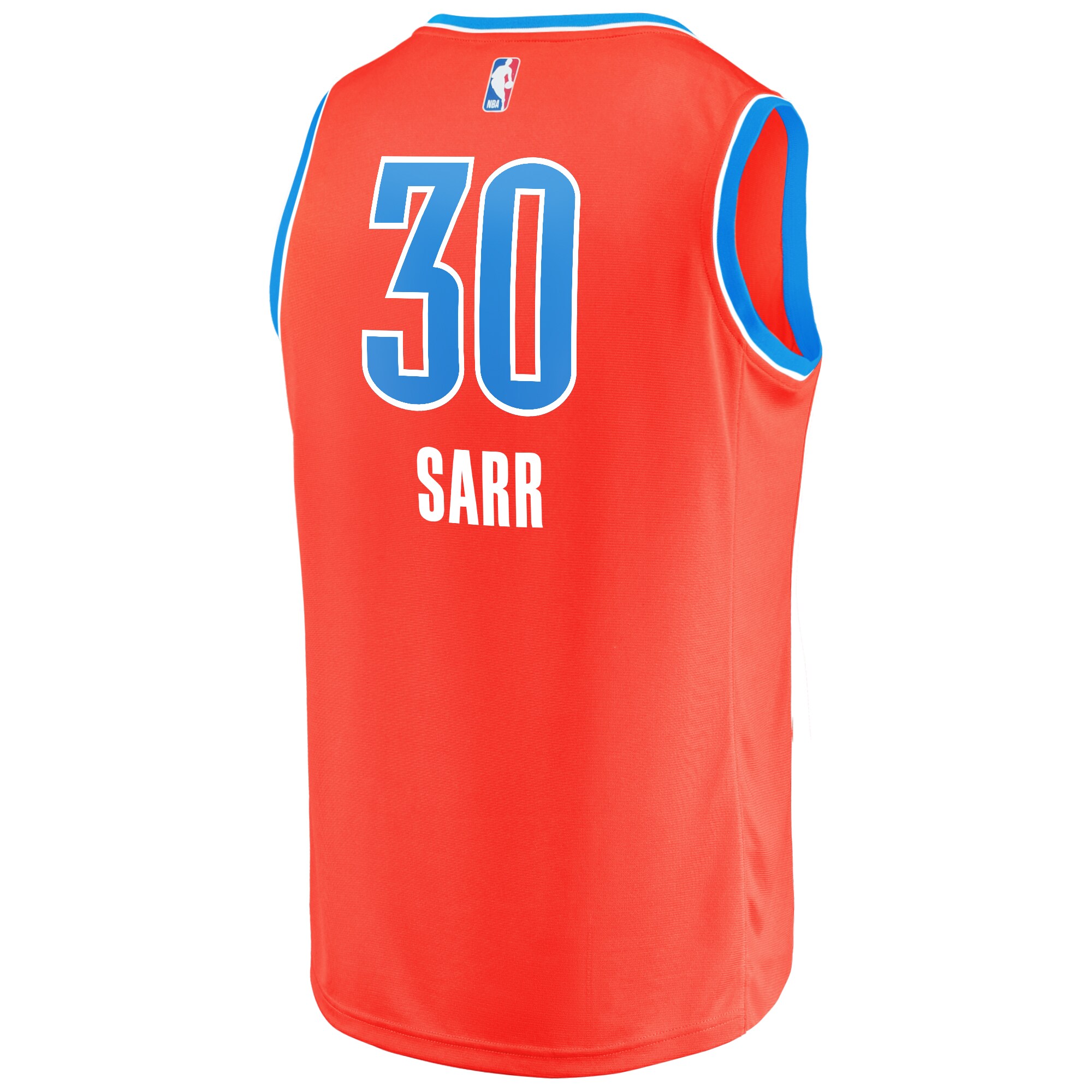Olivier Sarr Oklahoma City Thunder Fanatics Youth Fast Break Replica Player Jersey - Statement Edition - Orange