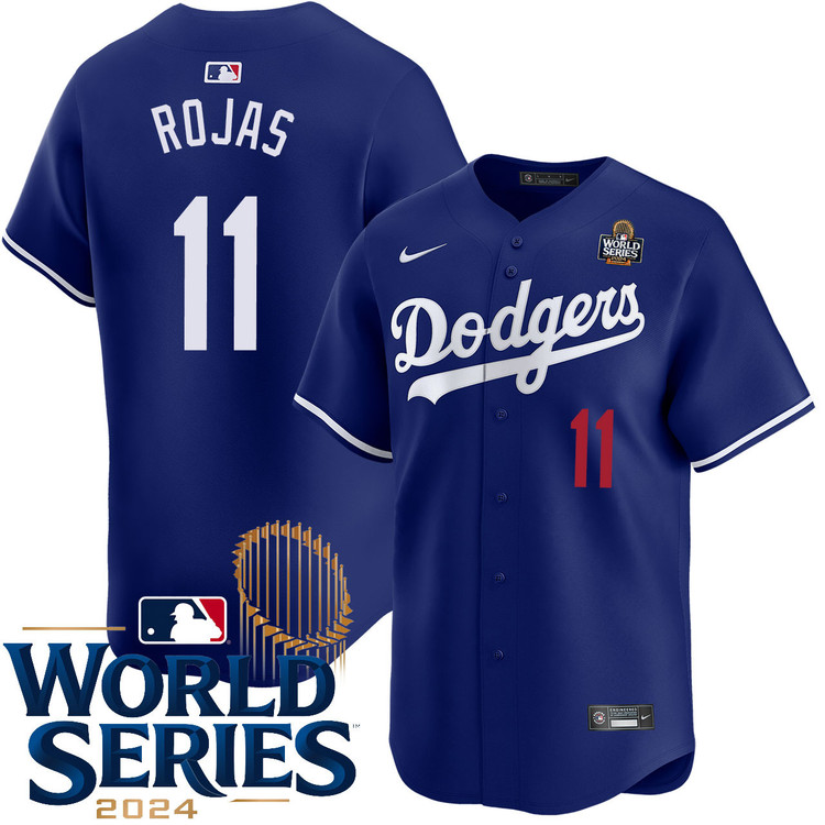Miguel Rojas Los Angeles Dodgers Alternate Royal Limited World Series Jersey