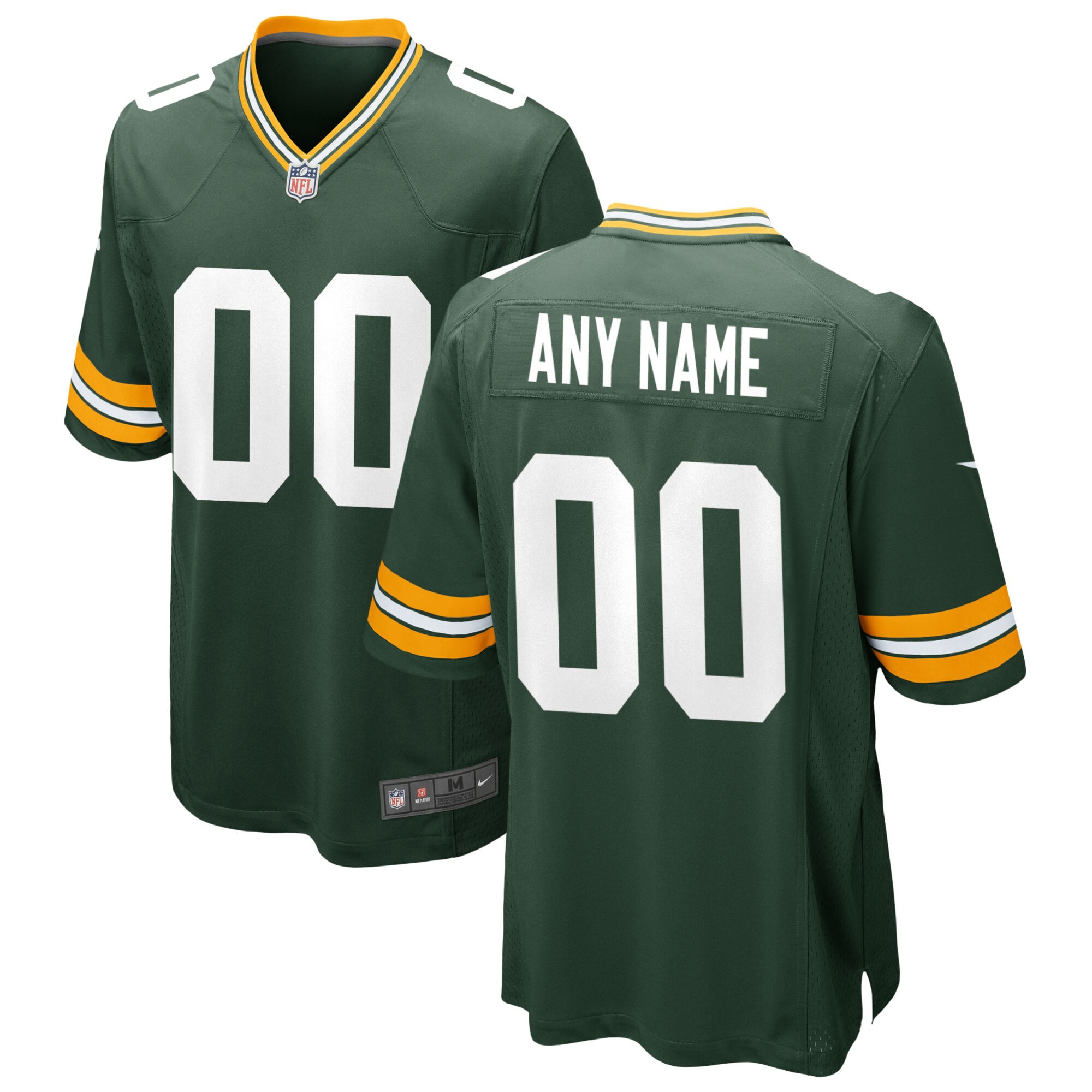 Green Bay Packers  Custom Game Jersey - Green