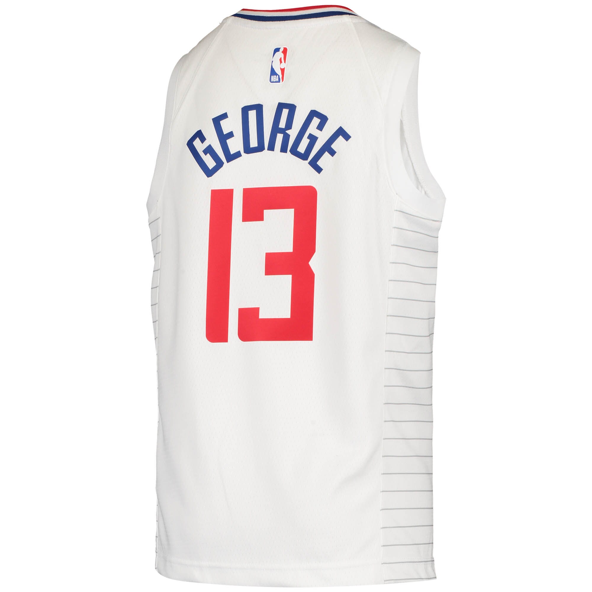 Paul George LA Clippers  Youth 2020\/21 Swingman Jersey - Association Edition - White
