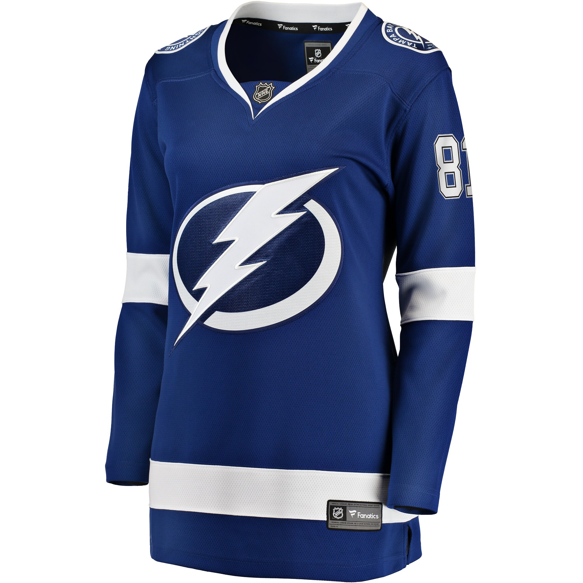 Erik Cernak Tampa Bay Lightning Fanatics Women's Home Breakaway Player Jersey - Blue