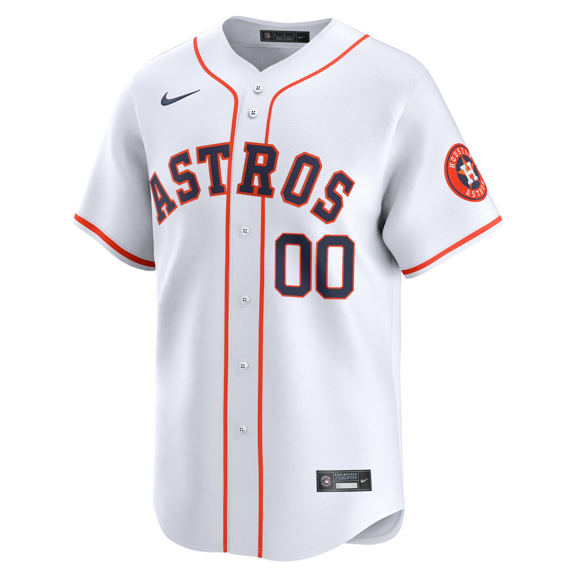 Houston Astros  Home Limited Custom Jersey - White
