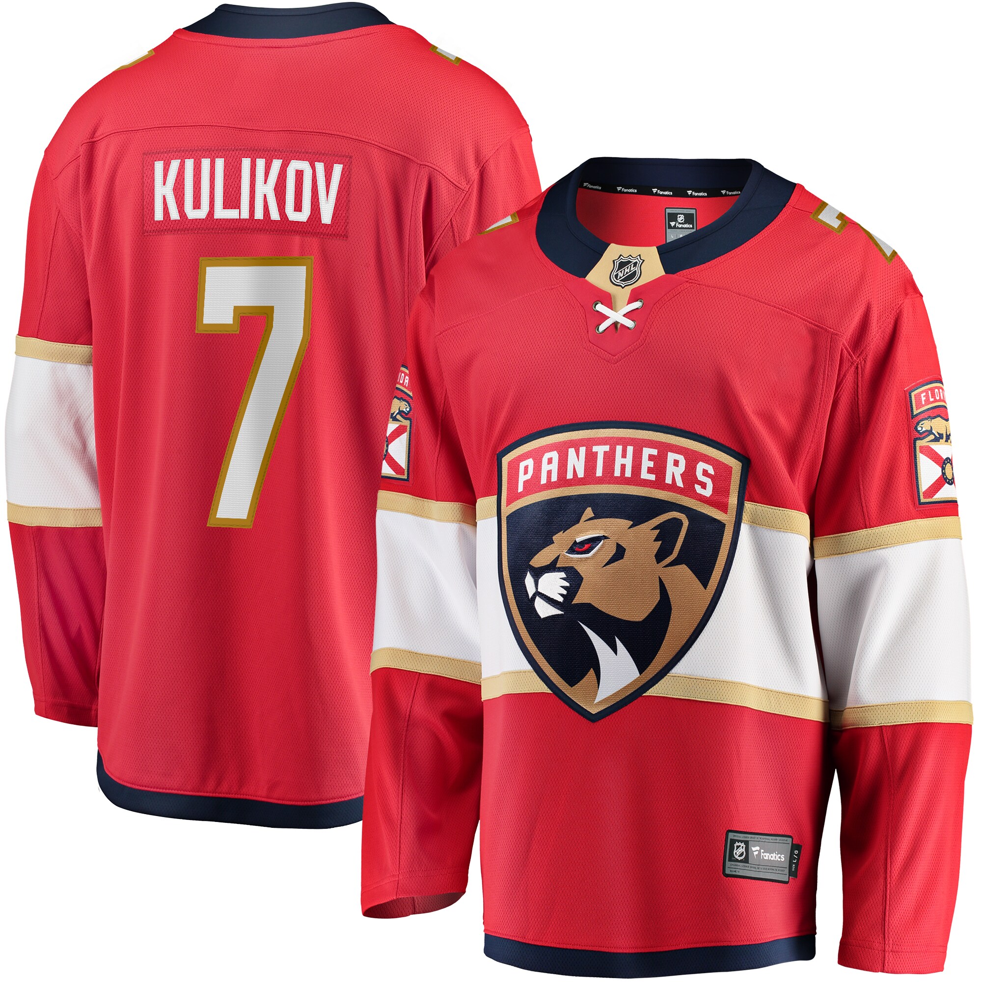 Dmitry Kulikov Florida Panthers Fanatics Premier Breakaway Player Jersey - Red
