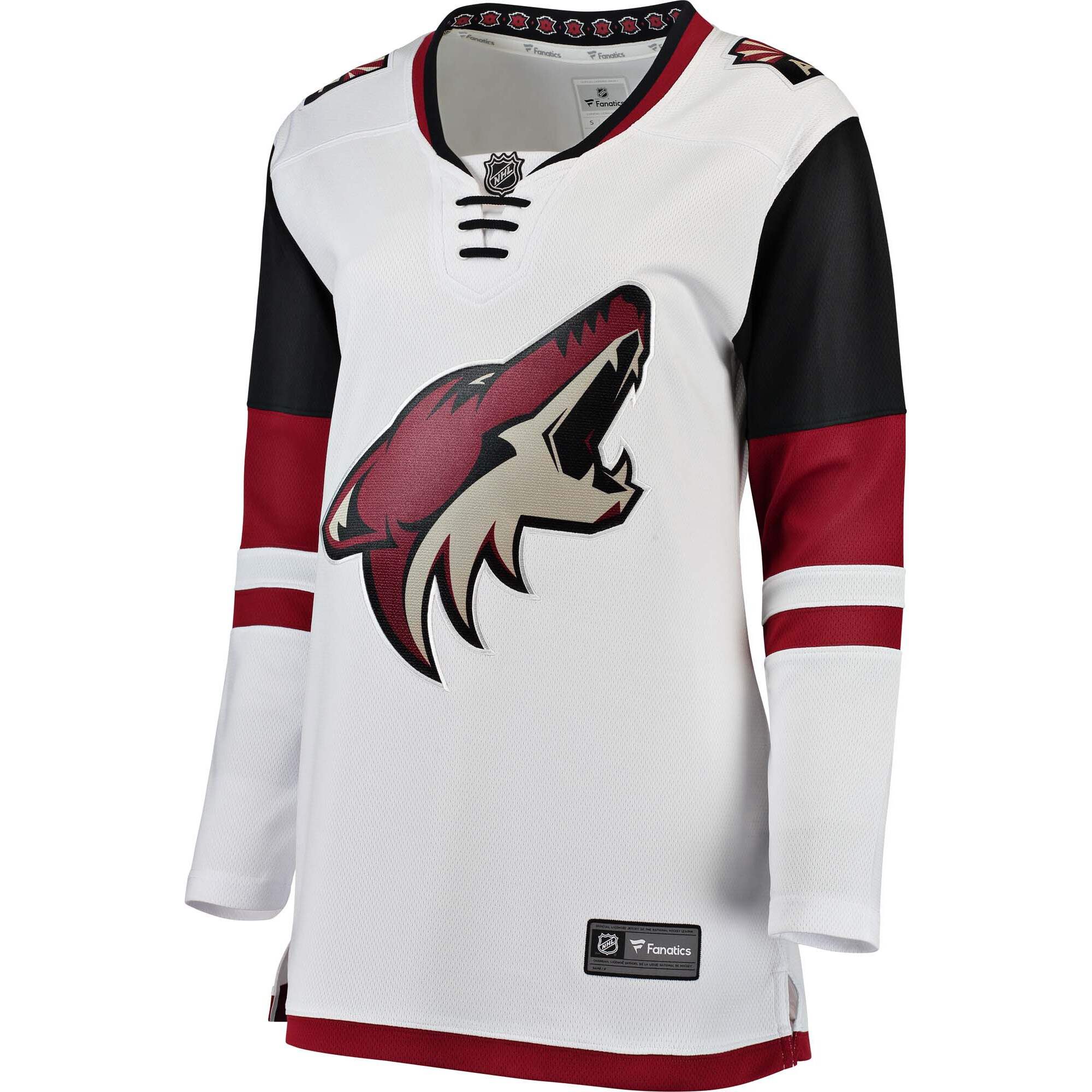 Arizona Coyotes Fanatics Women's Away Breakaway Jersey - White