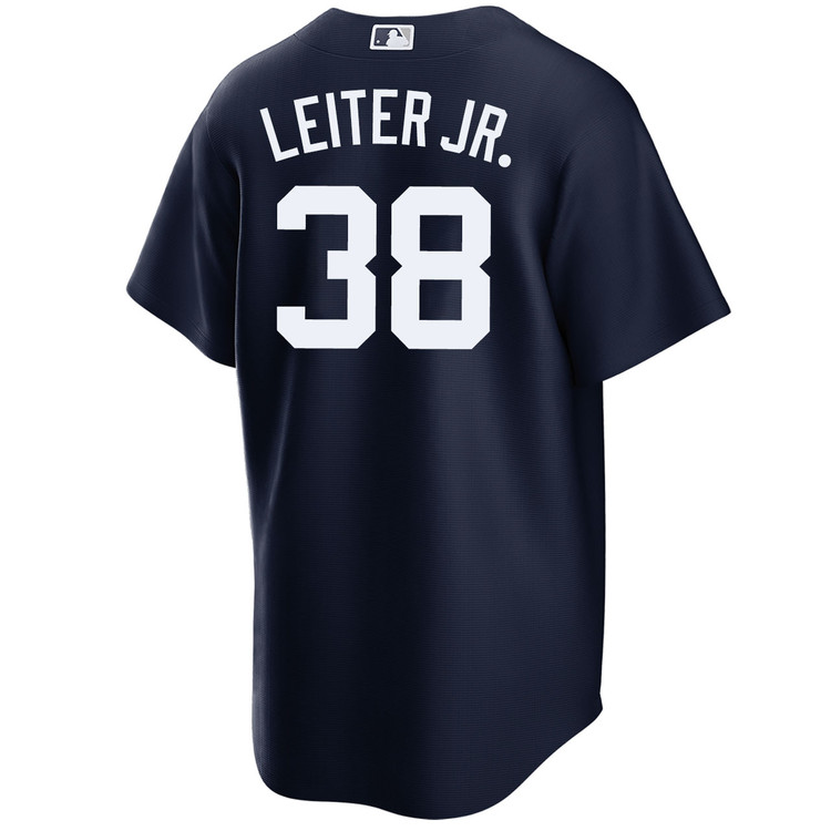 Mark Leiter Jr. New York Yankees Alternate Navy World Series Jersey