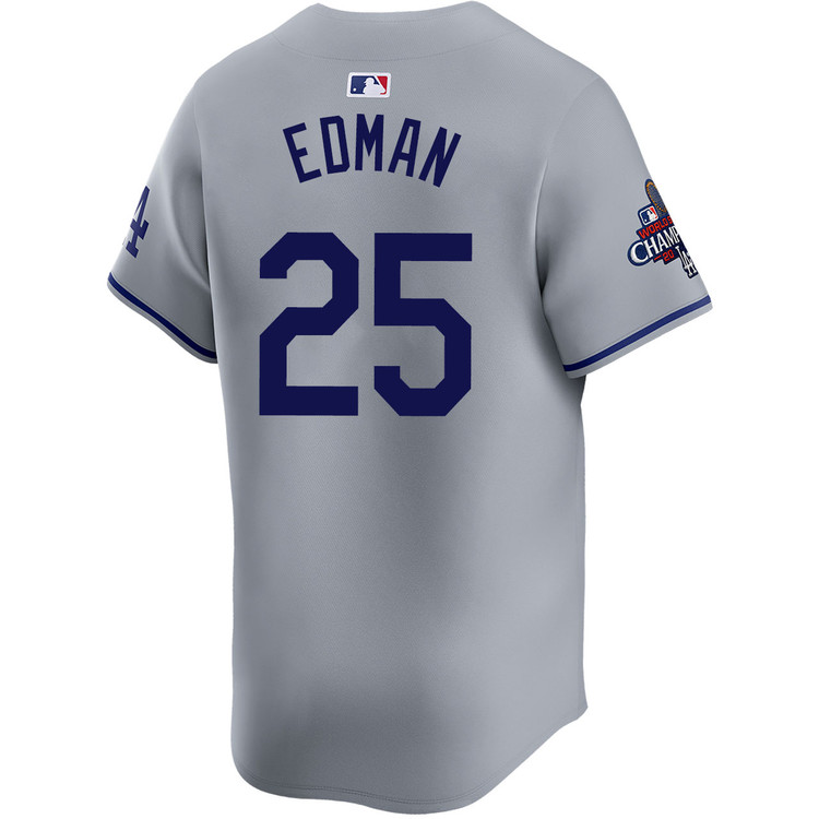 Tommy Edman Los Angeles Dodgers Road Limited World Series Champions Jersey