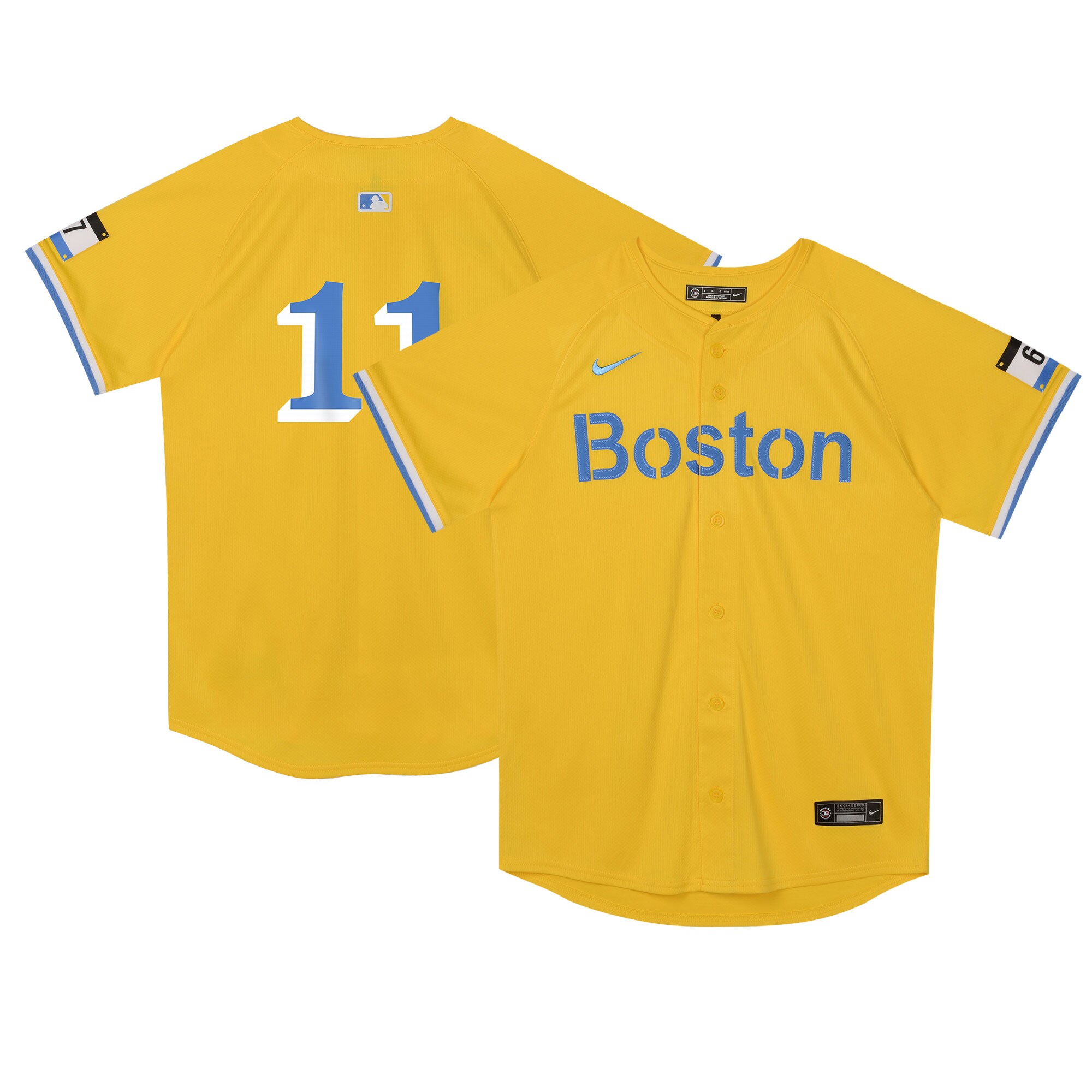 Rafael Devers Boston Red Sox Preschool City Connect Limited Player Jersey - Gold