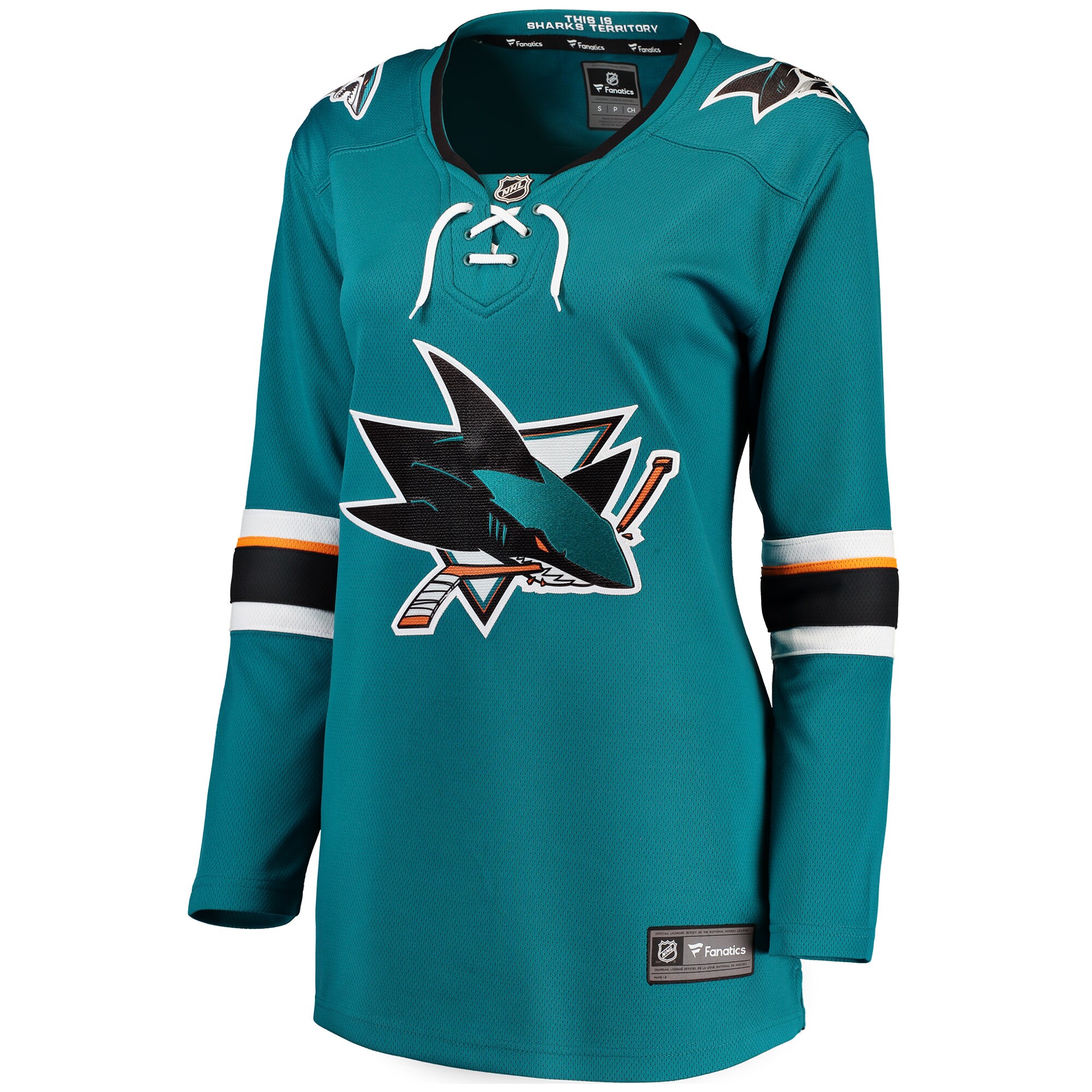 San Jose Sharks Fanatics Women's Breakaway Home Jersey - Teal