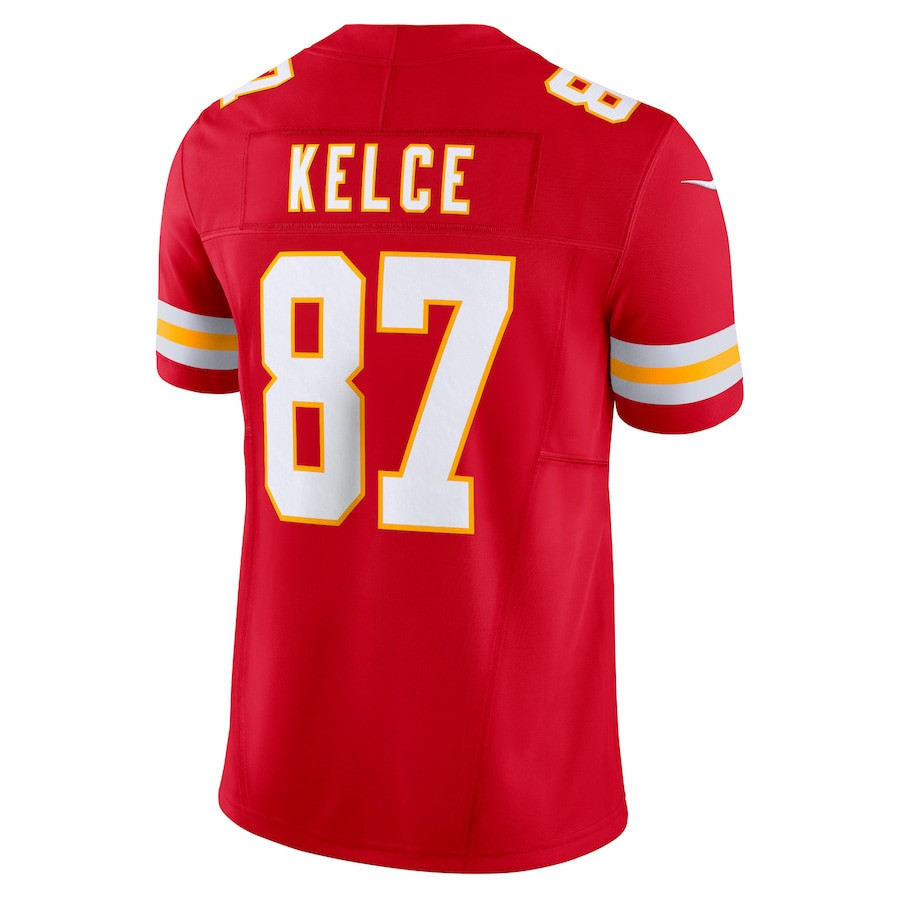 Travis Kelce #87 Kansas City Chiefs Super Bowl LIX Jersey - Men's - Red