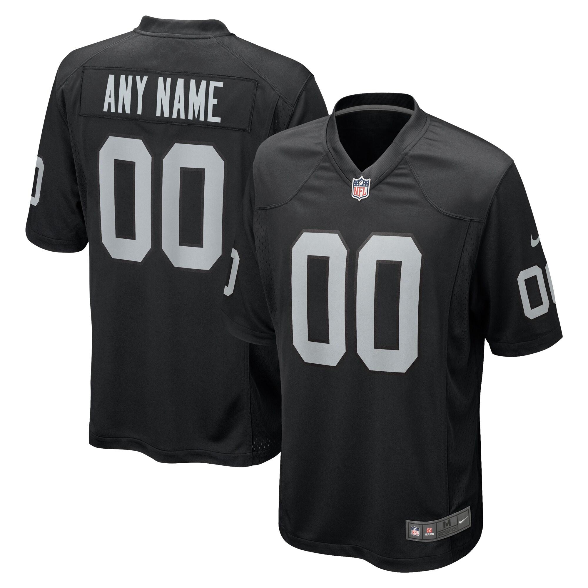 Las Vegas Raiders  Custom Game Jersey - Black