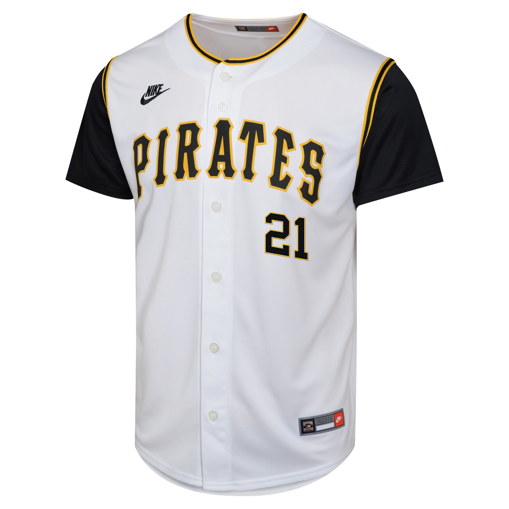 Roberto Clemente Pittsburgh Pirates Youth Cooperstown Collection Limited Player Jersey - White