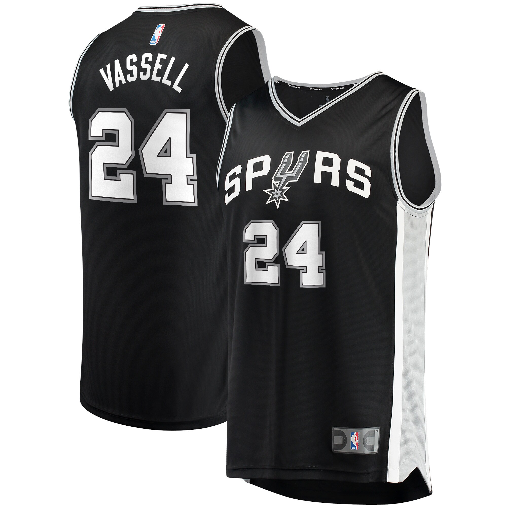 Devin Vassell San Antonio Spurs Fanatics Fast Break Replica Jersey - Icon Edition - Black