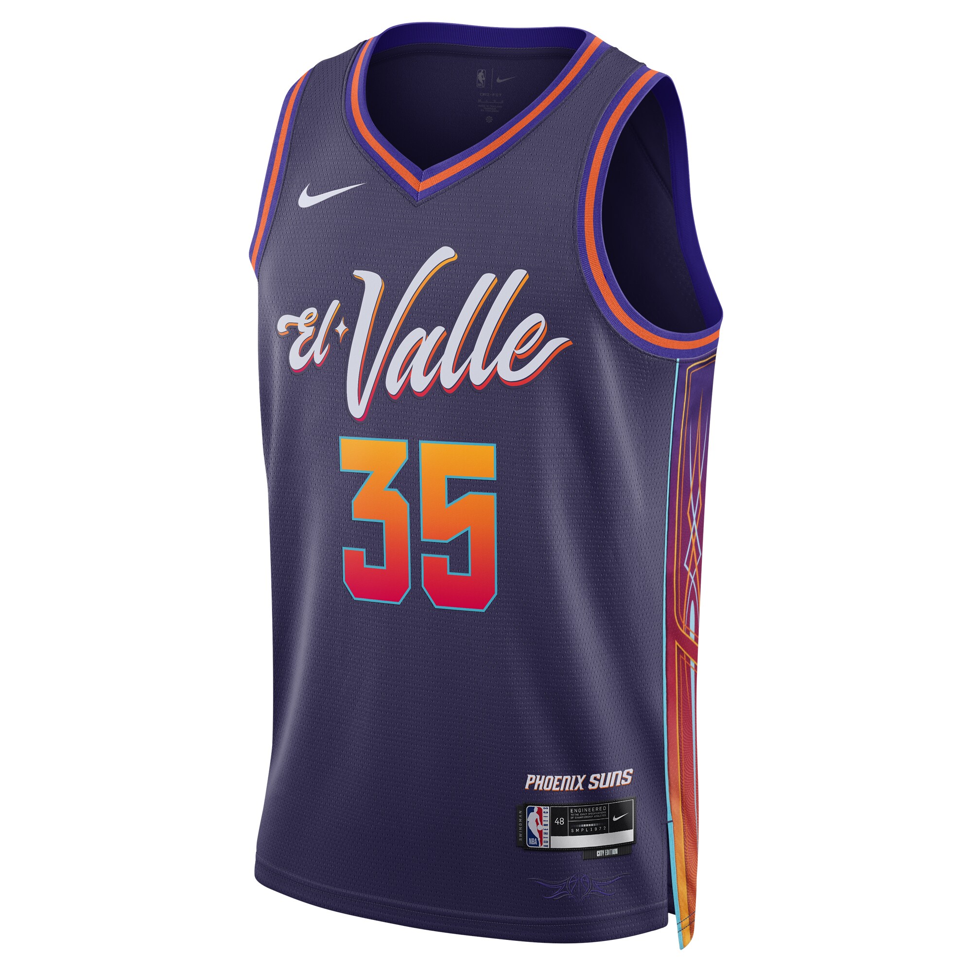 Kevin Durant Phoenix Suns Unisex 2023\/24 Swingman Jersey - Purple - City Edition