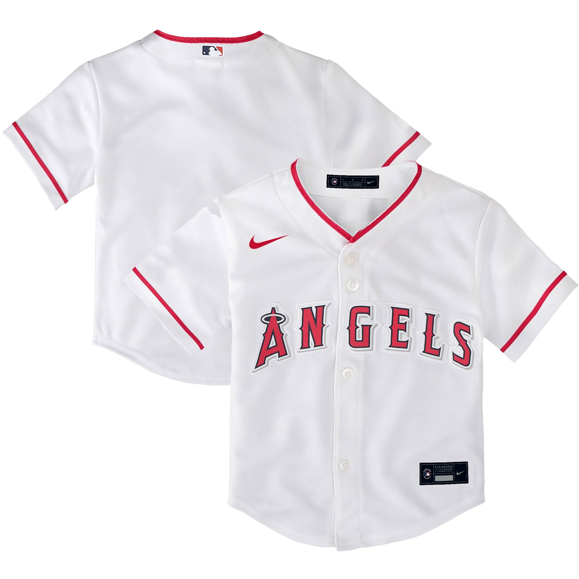 Los Angeles Angels  Toddler Home Replica Team Jersey - White