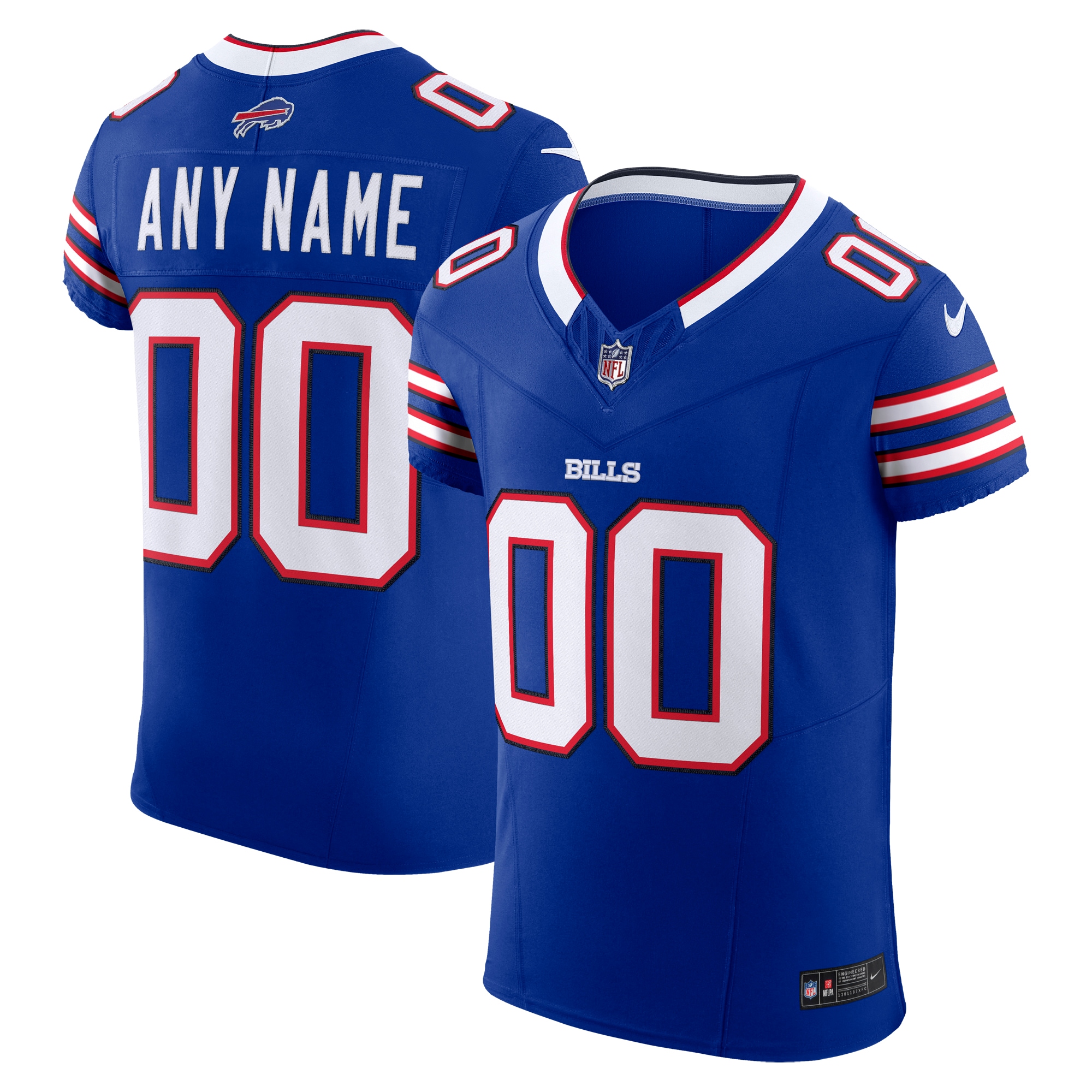 Buffalo Bills  Vapor F.U.S.E. Elite Custom Jersey - Royal