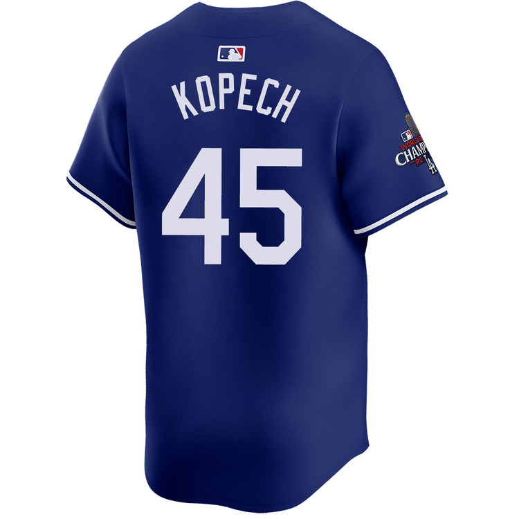 Michael Kopech Los Angeles Dodgers Alternate Royal Limited World Series Champions Jersey