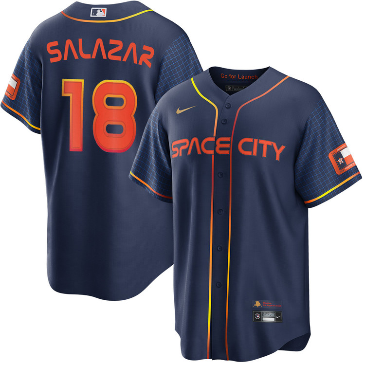 Cesar Salazar Houston Astros City Connect Jersey
