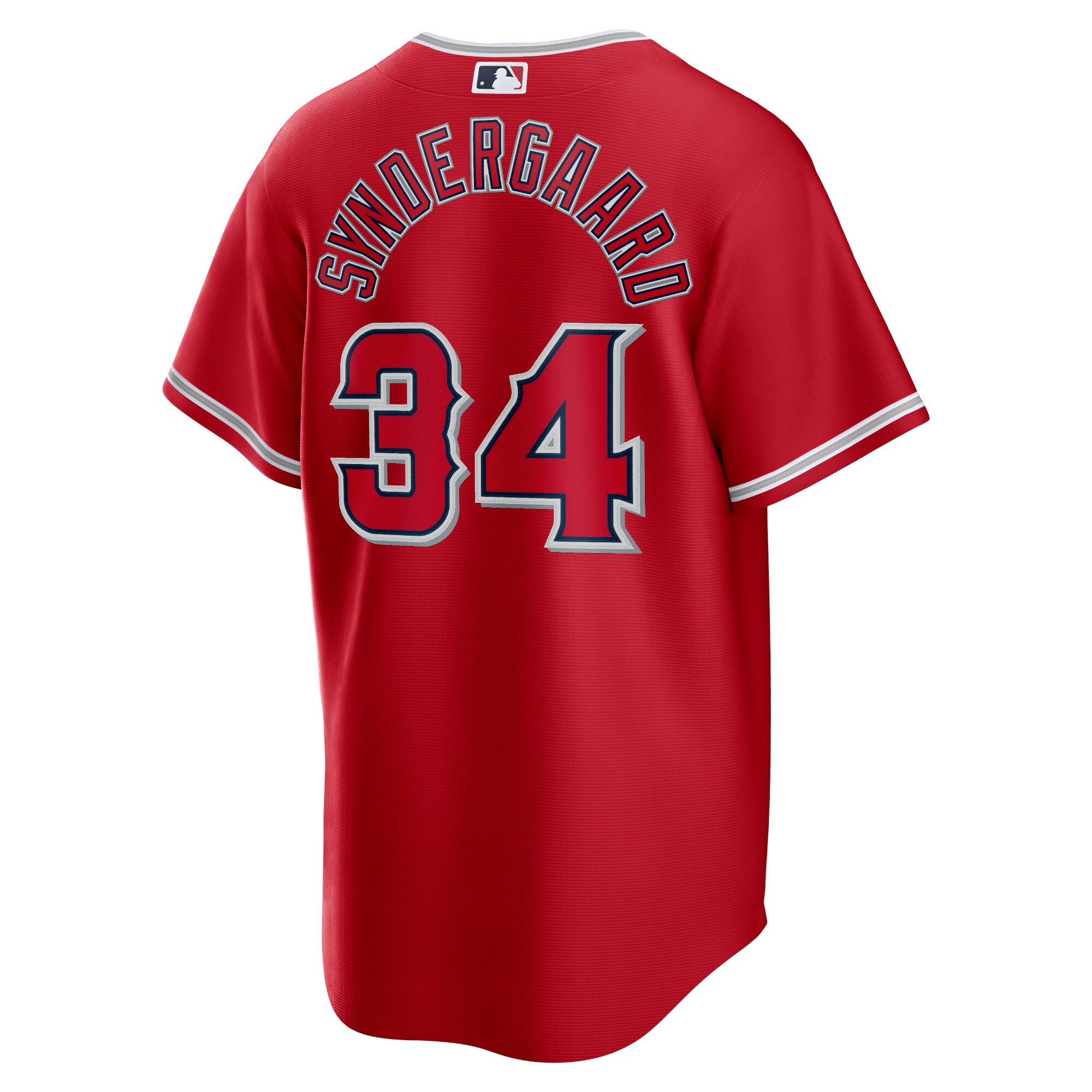 Noah Syndergaard Los Angeles Angels  Alternate Replica Player Jersey - Red