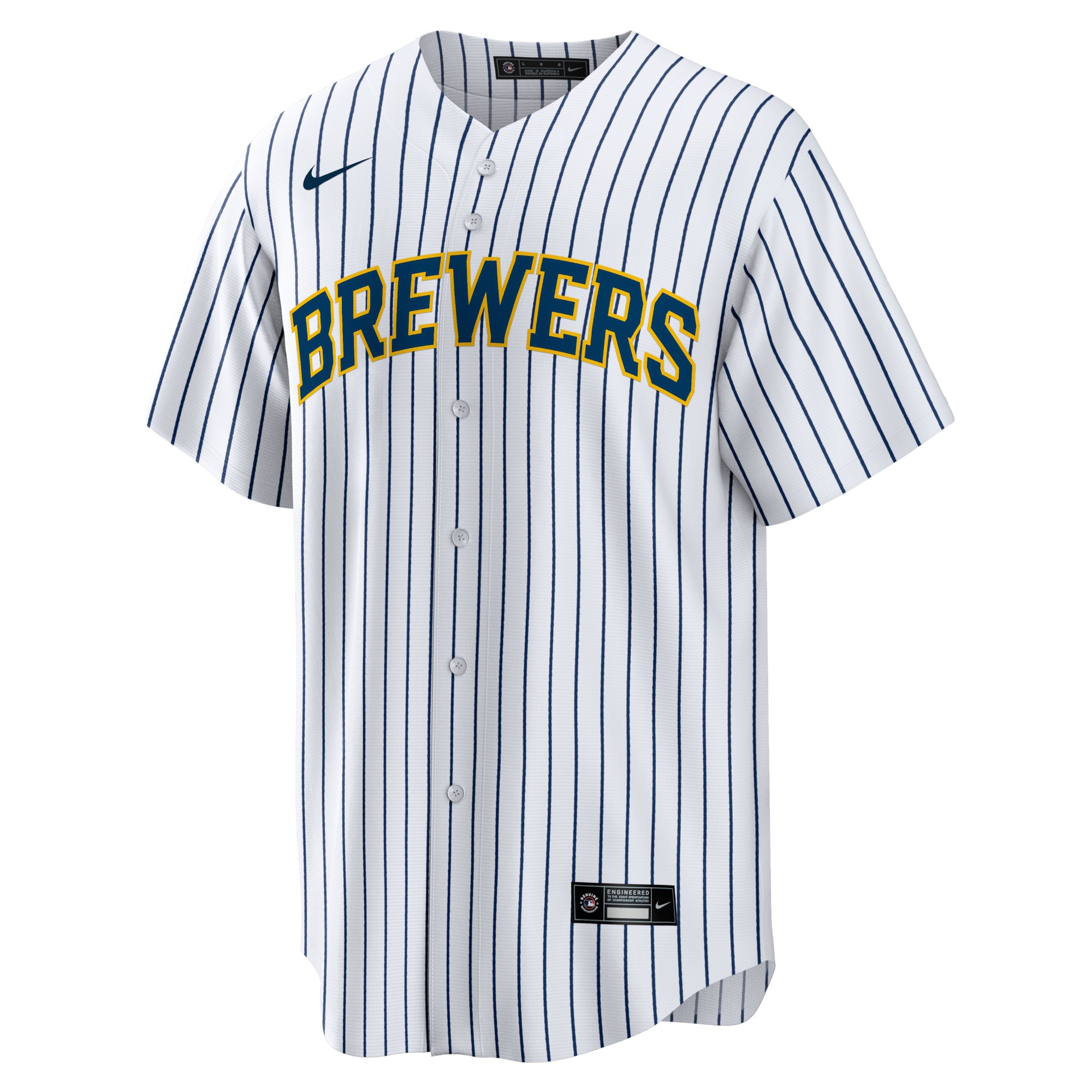 Christian Yelich Milwaukee Brewers Alternate Replica Player Jersey - White