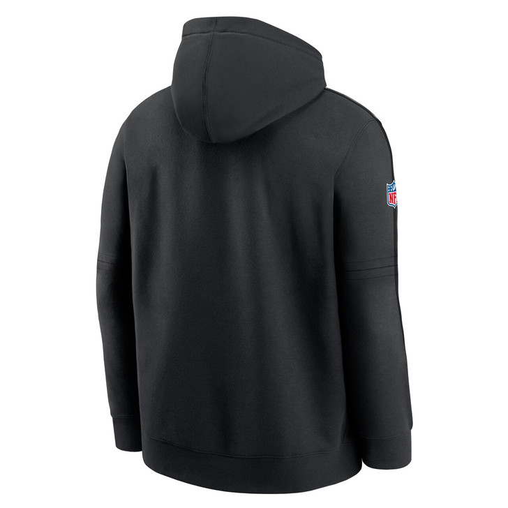 Detroit Lions 2024 Crucial Catch Club Pullover Hoodie - Black