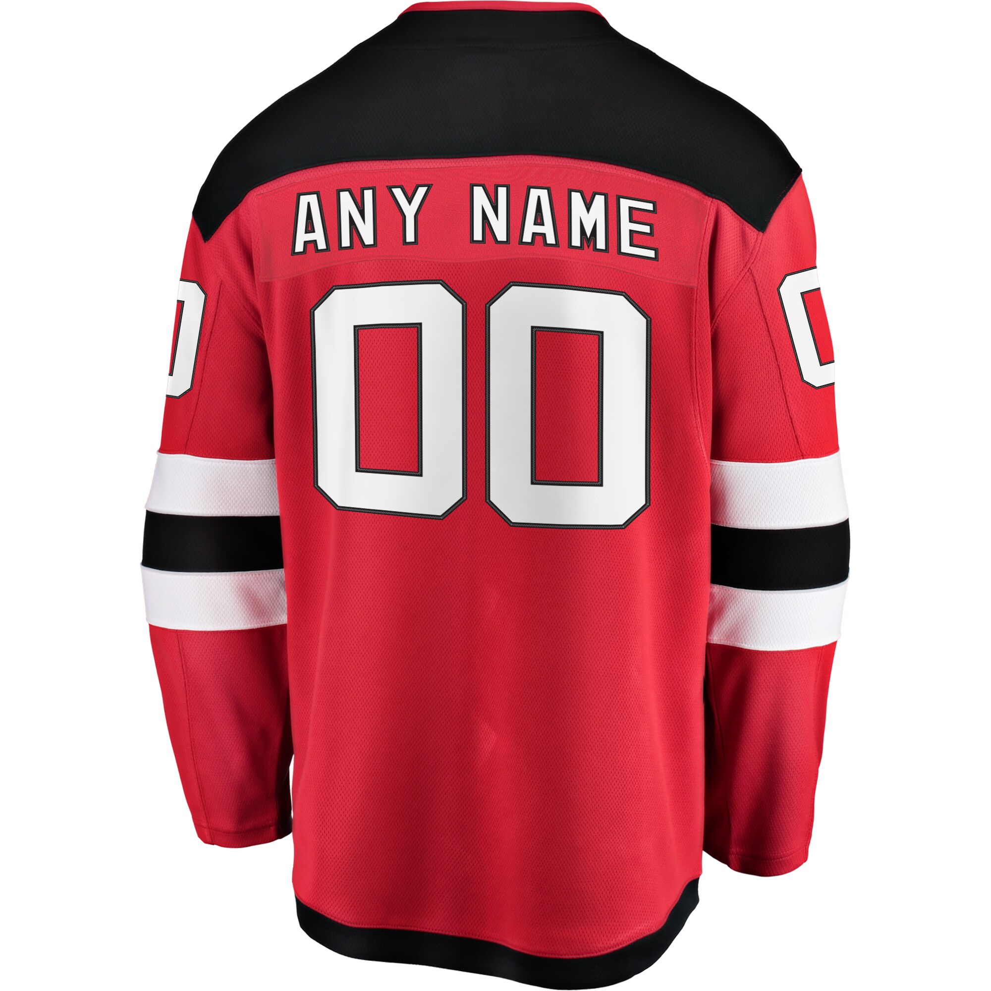 New Jersey Devils Fanatics Home Breakaway Custom Jersey - Red