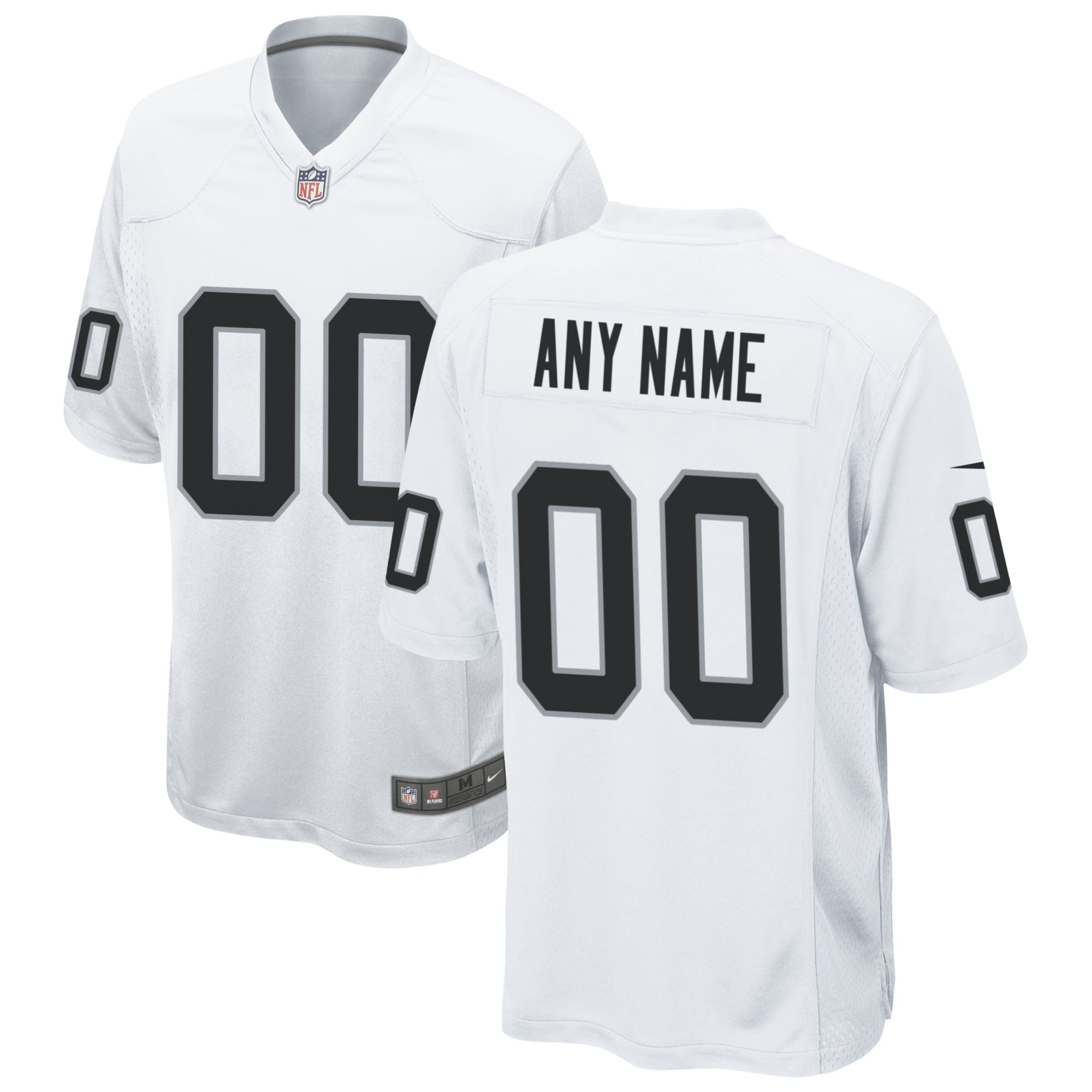 Las Vegas Raiders  Custom Game Jersey - White