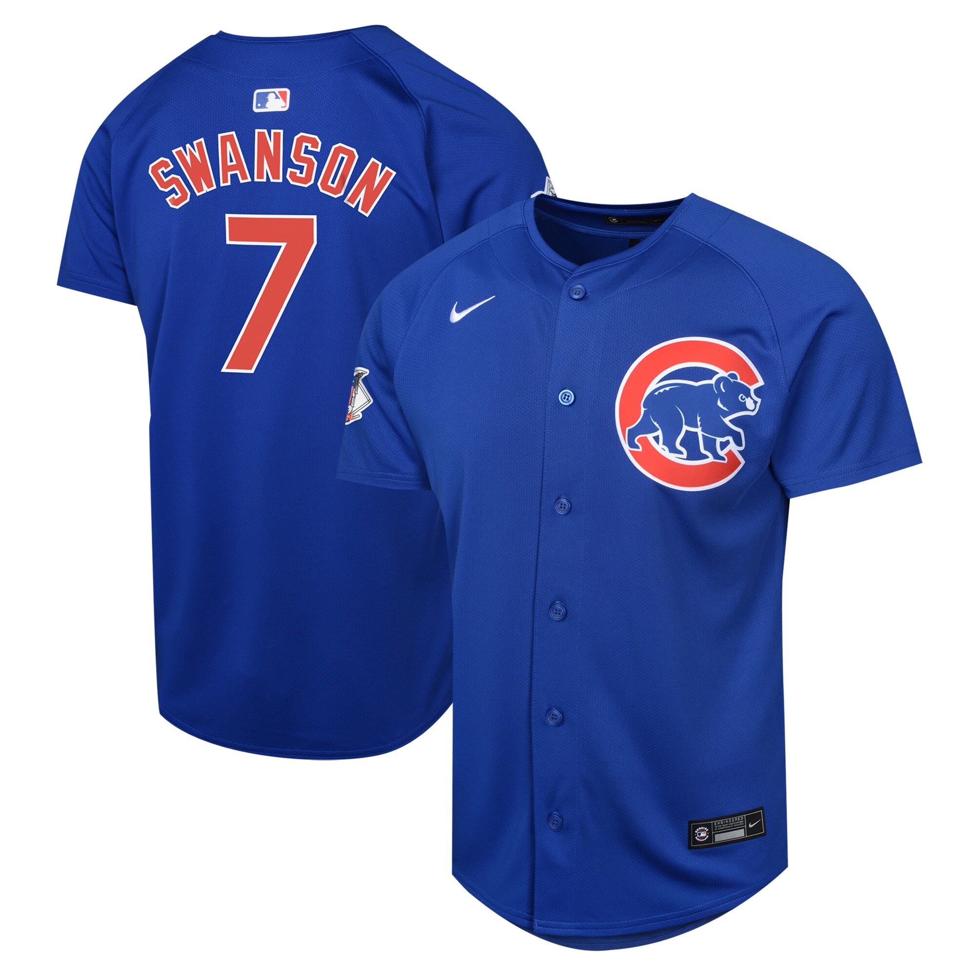 Dansby Swanson Chicago Cubs Youth Alternate Limited Player Jersey Royal