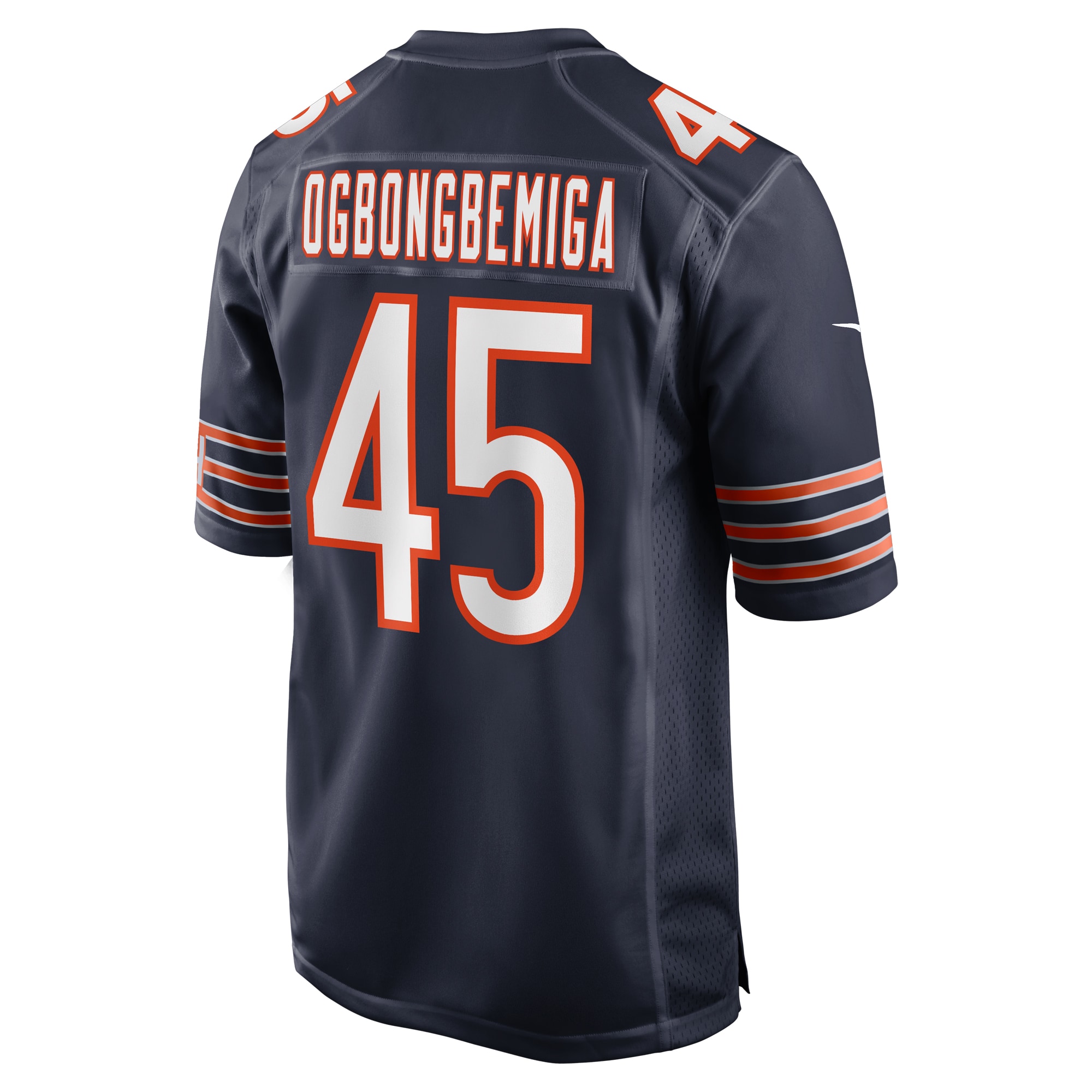 Amen Ogbongbemiga Chicago Bears   Game Jersey -  Navy