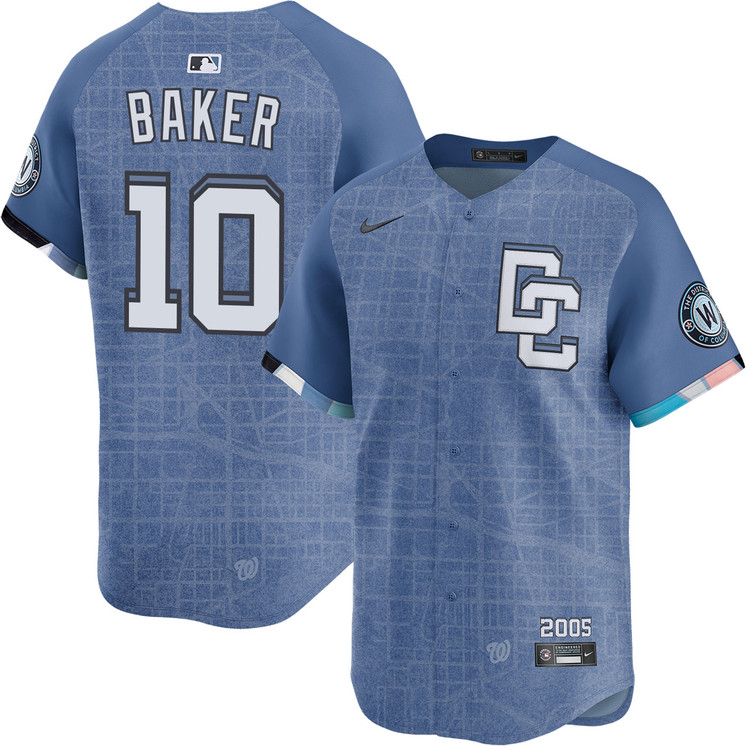 Darren Baker Washington Nationals City Connect 2.0 Limited Jersey