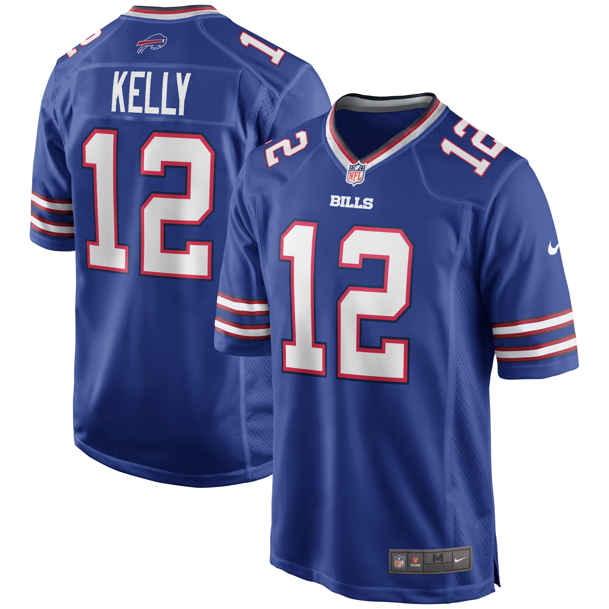 Jim Kelly Buffalo Bills  Game Retired Player Jersey - Royal