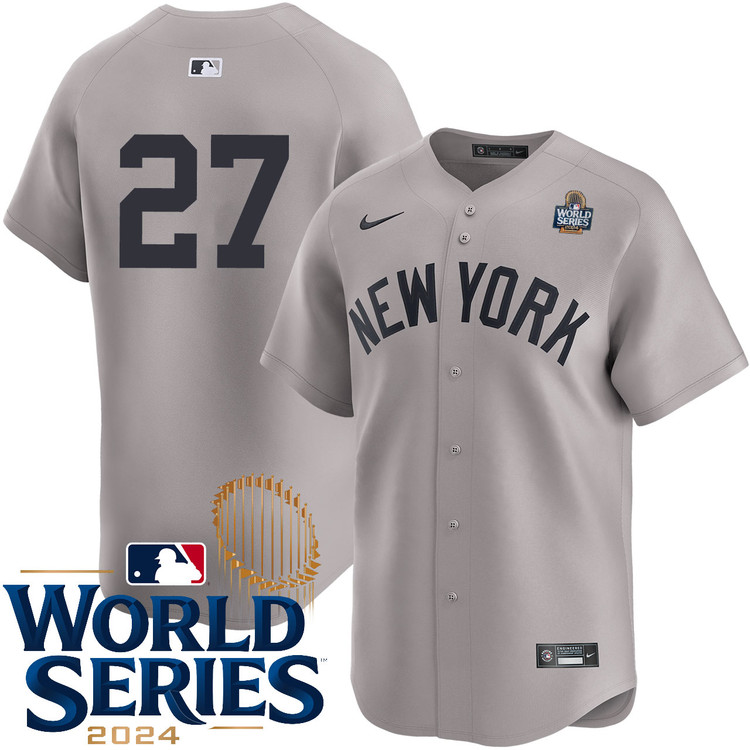 Giancarlo Stanton New York Yankees Road Limited Player World Series Jersey