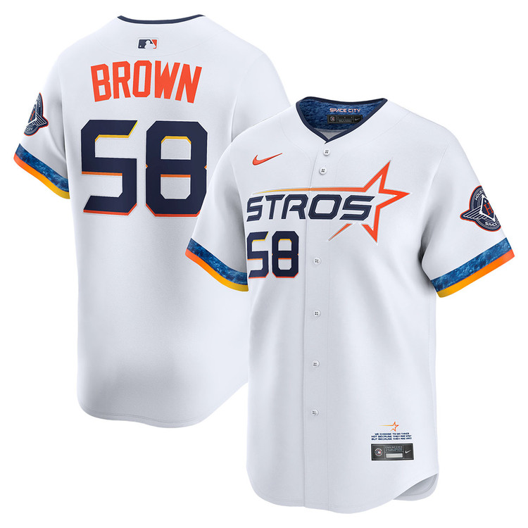 Hunter Brown Houston Astros City Connect 2.0 Limited Jersey
