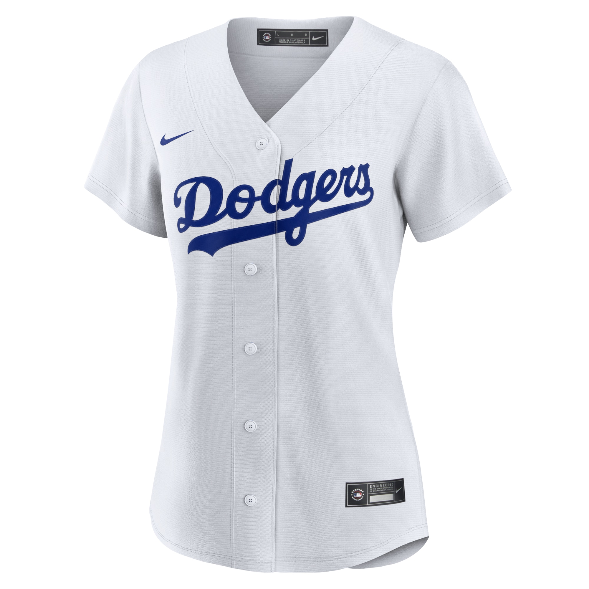 Los Angeles Dodgers  Women's Home Replica Team Jersey - White
